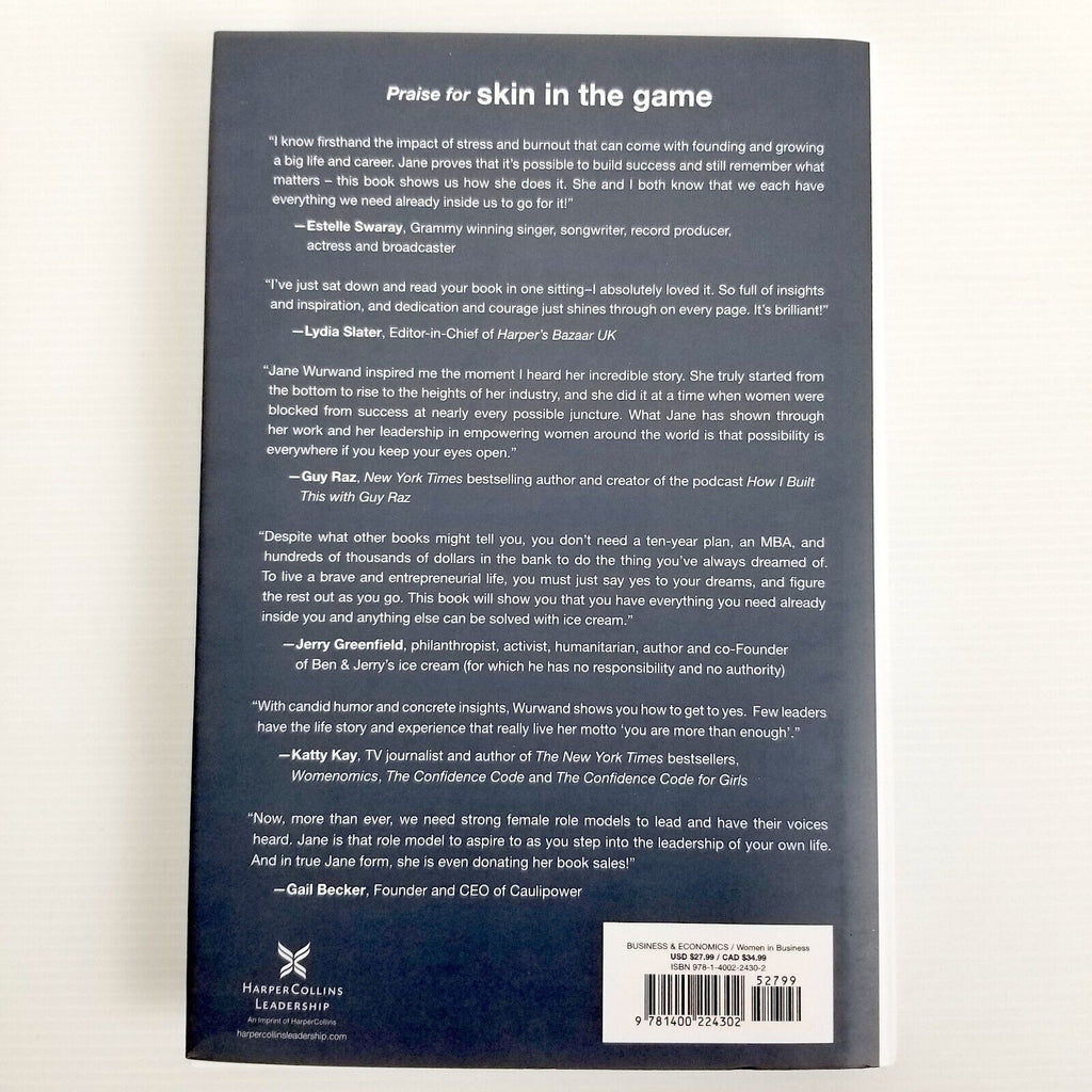 Skin in the Game: Everything You Need is Already Inside You by Jane Wurwand Book