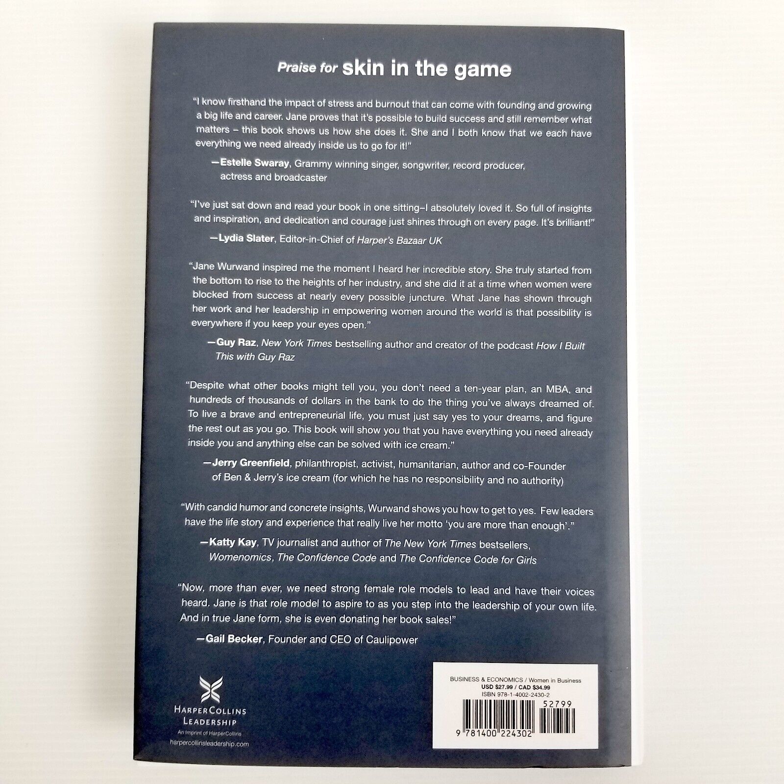 Skin in the Game: Everything You Need is Already Inside You by Jane Wurwand Book