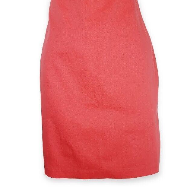 Ladakh Salmon Pink Size 6 Pencil Dress Sleeveless Cut Out Fitted Cocktail Party