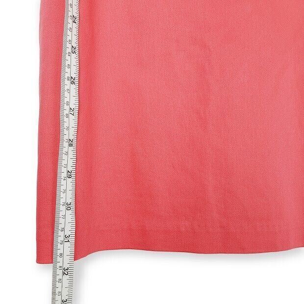Ladakh Salmon Pink Size 6 Pencil Dress Sleeveless Cut Out Fitted Cocktail Party