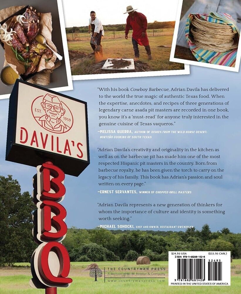 Cowboy Barbecue: Fire & Smoke from the Original Texas Vaqueros by Adrian Davila