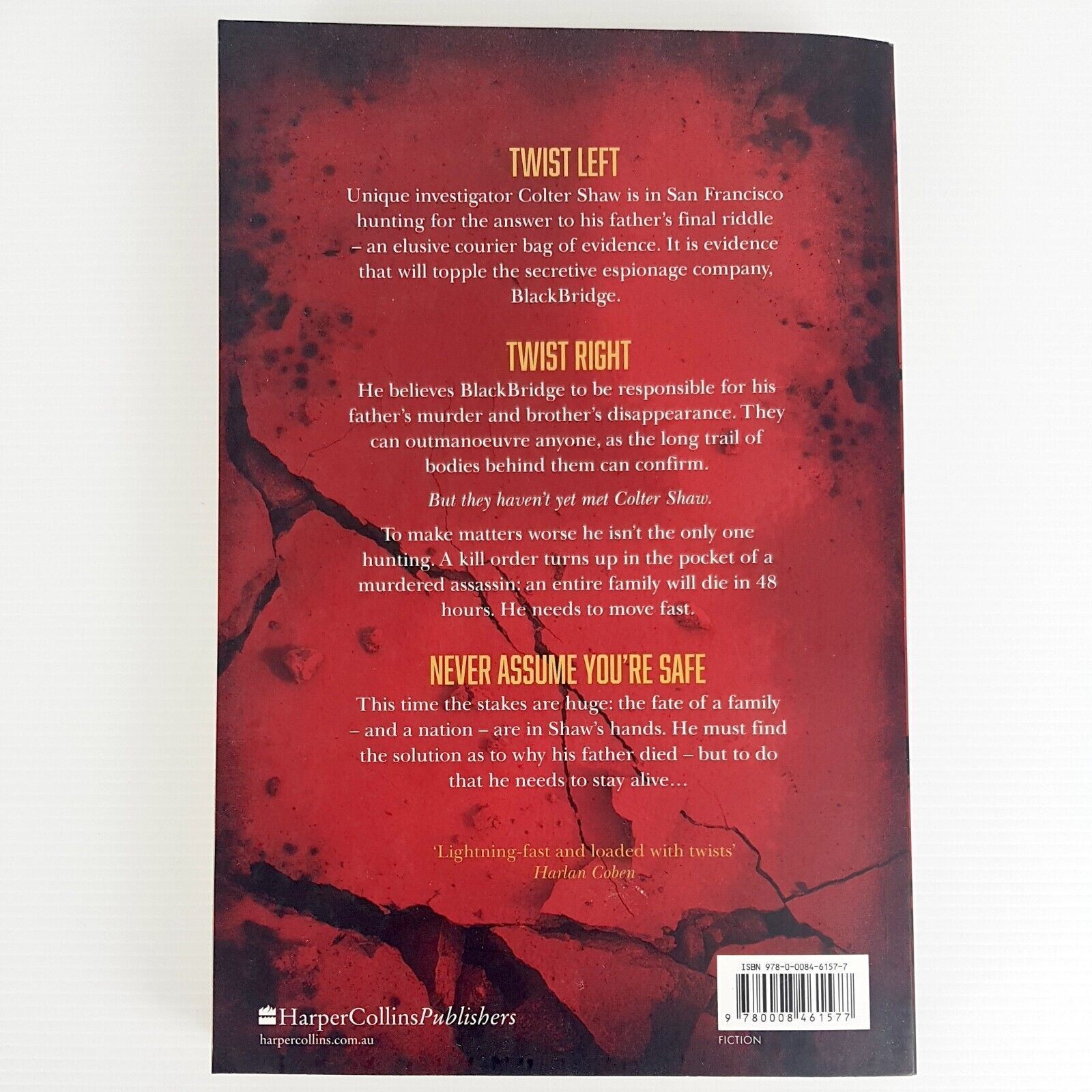 The Final Twist (Colter Shaw Thriller, Book 3) by Jeffery Deaver Paperback New
