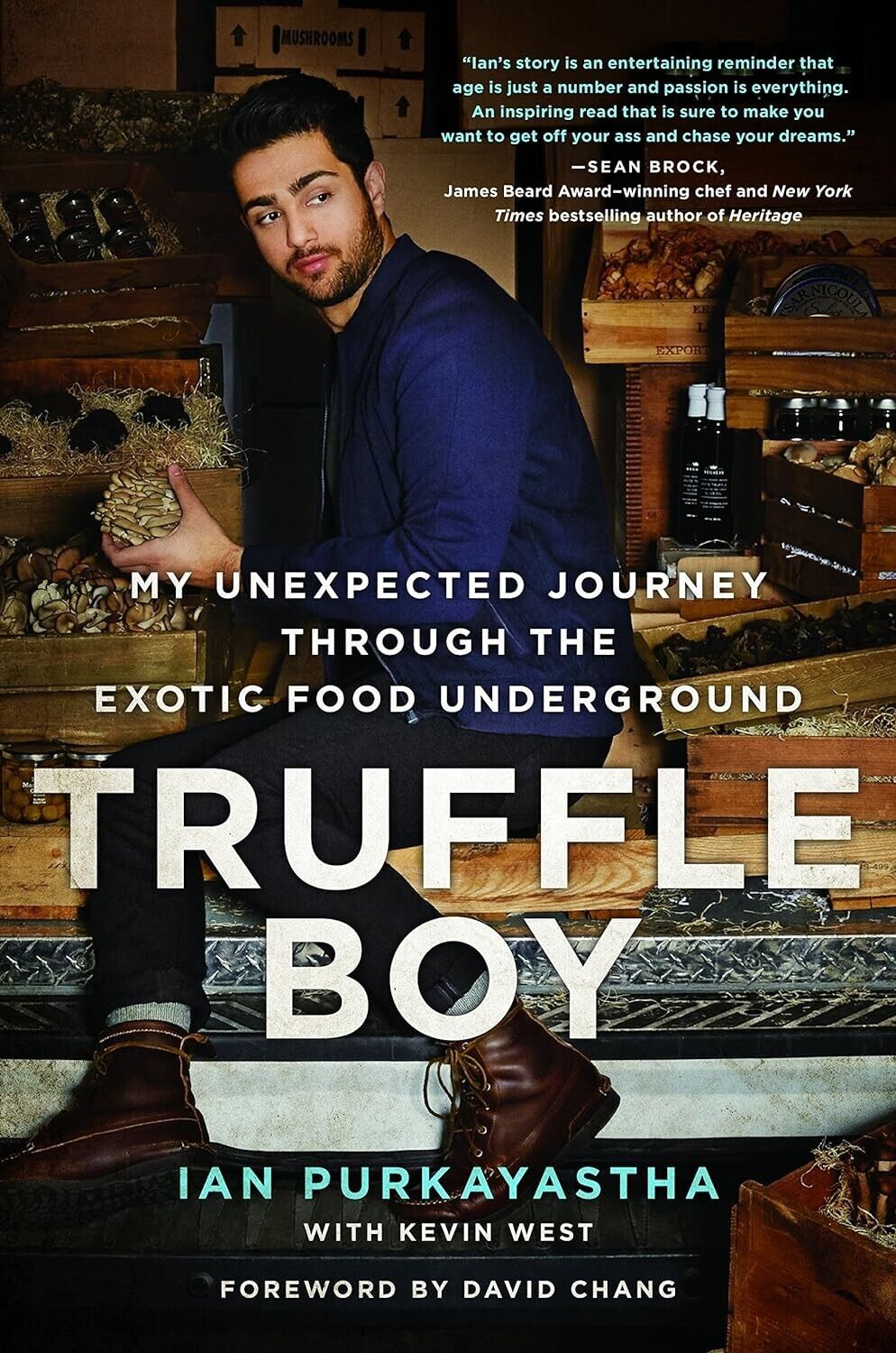 Truffle Boy: My Unexpected Journey by Ian Purkayastha, Hardcover 2017, Food Book