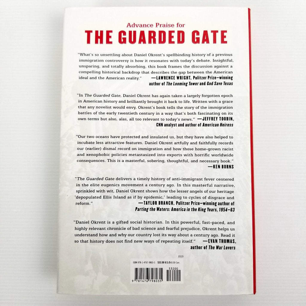 The Guarded Gate: Bigotry, Eugenics and the Law... by Daniel Okrent, Hardcover