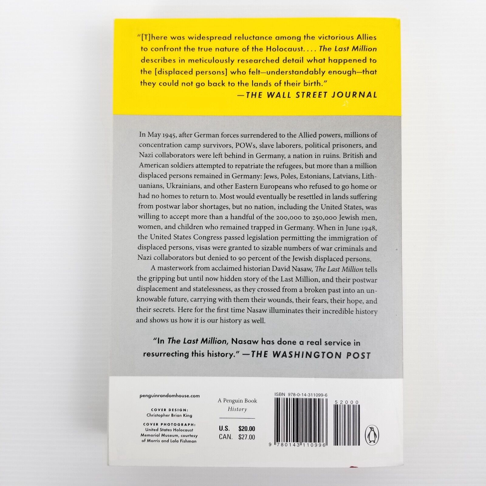The Last Million: Europe's Displaced Persons from World War to Cold War by David