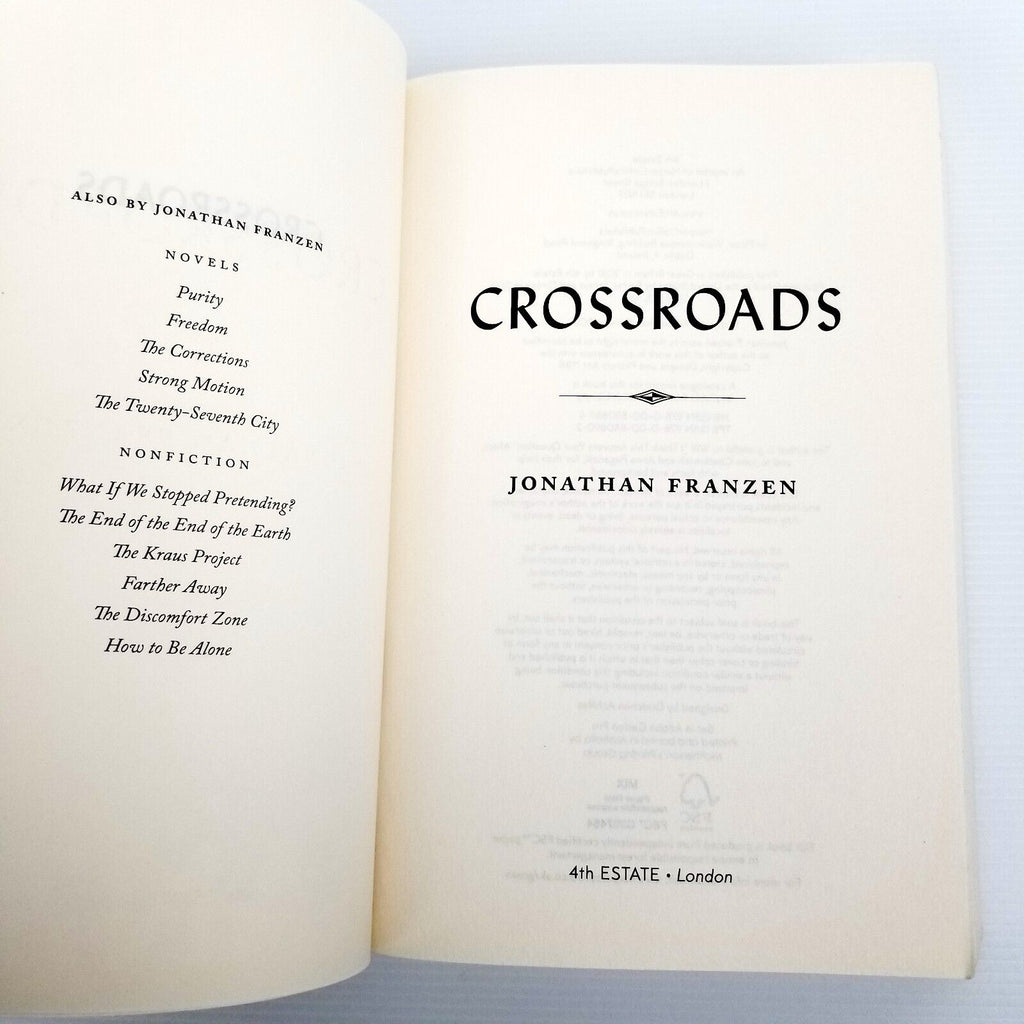 Crossroads by Jonathan Franzen (Paperback, 2021) Fiction Mythology Morality