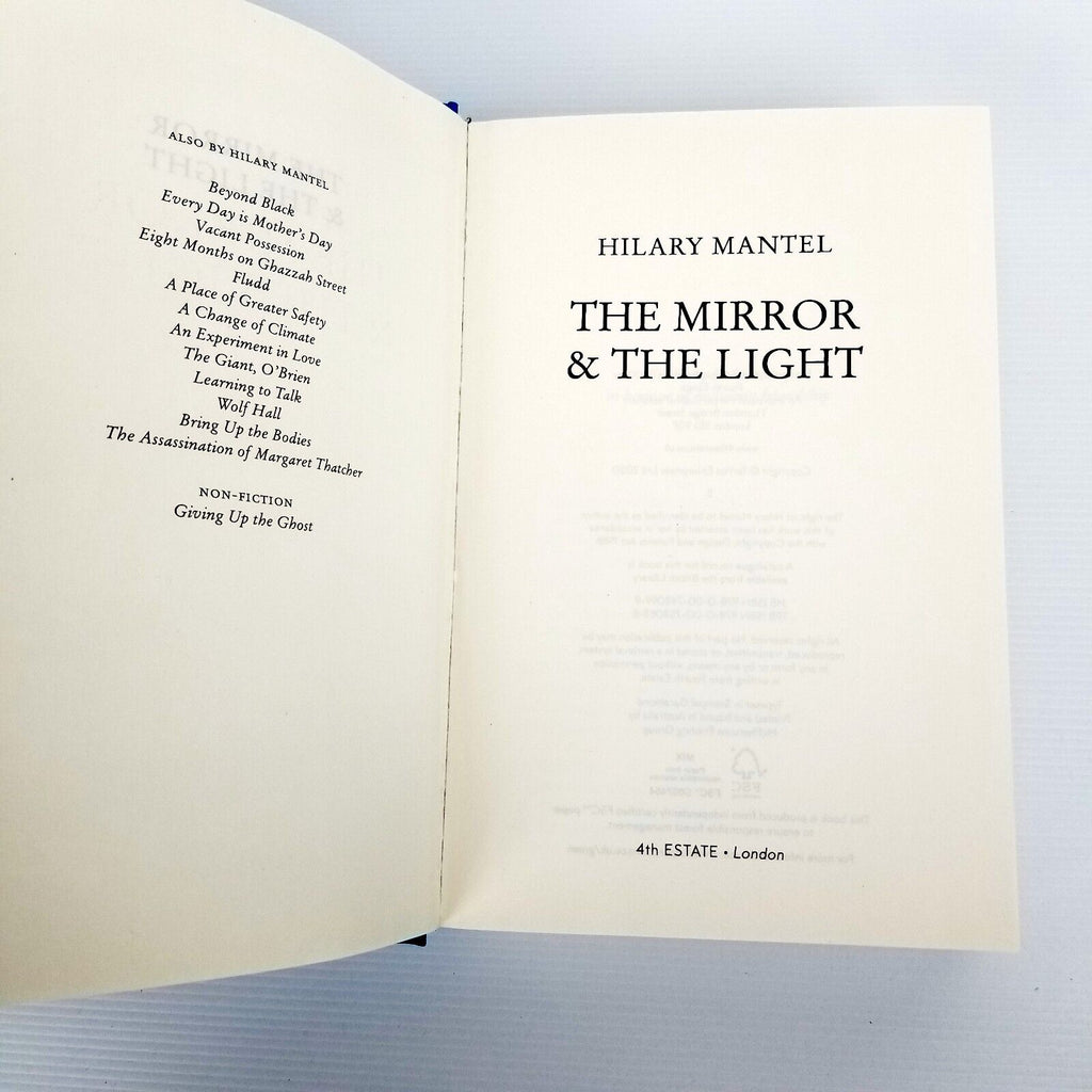 The Mirror and the Light (The Wolf Hall Trilogy) by Hilary Mantel Hardcover 2020