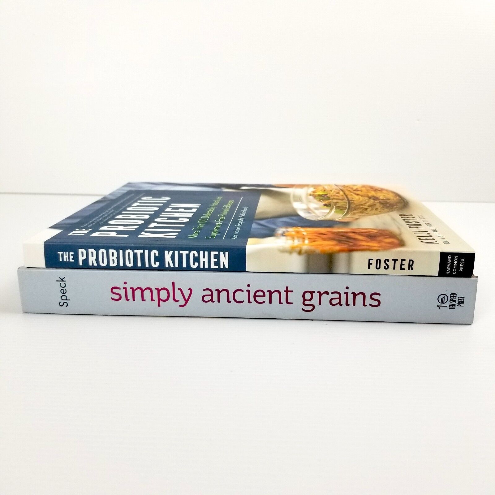 2x Healthy Cookbooks Bundle: Simply Ancient Grains & The Probiotic Kitchen Books