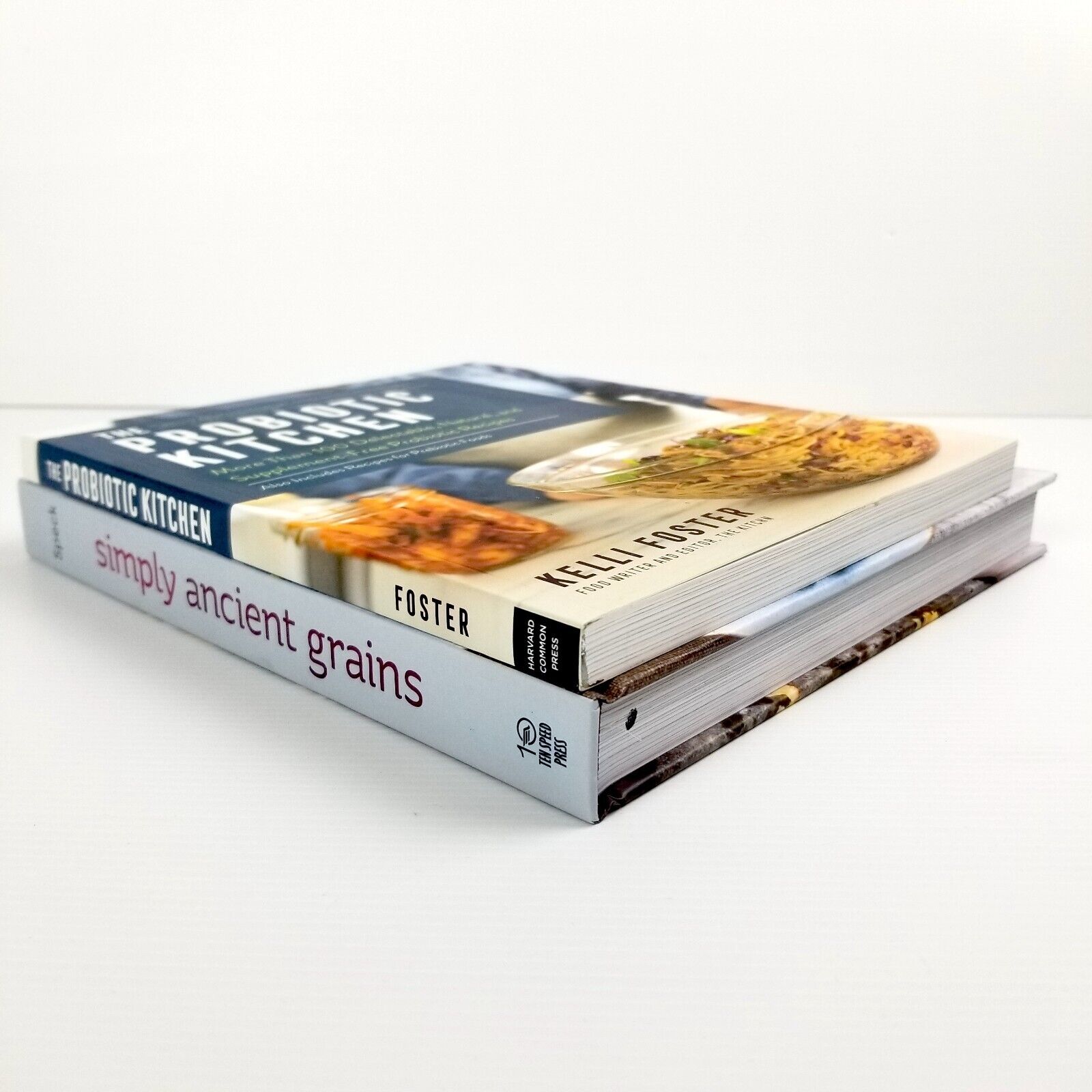 2x Healthy Cookbooks Bundle: Simply Ancient Grains & The Probiotic Kitchen Books