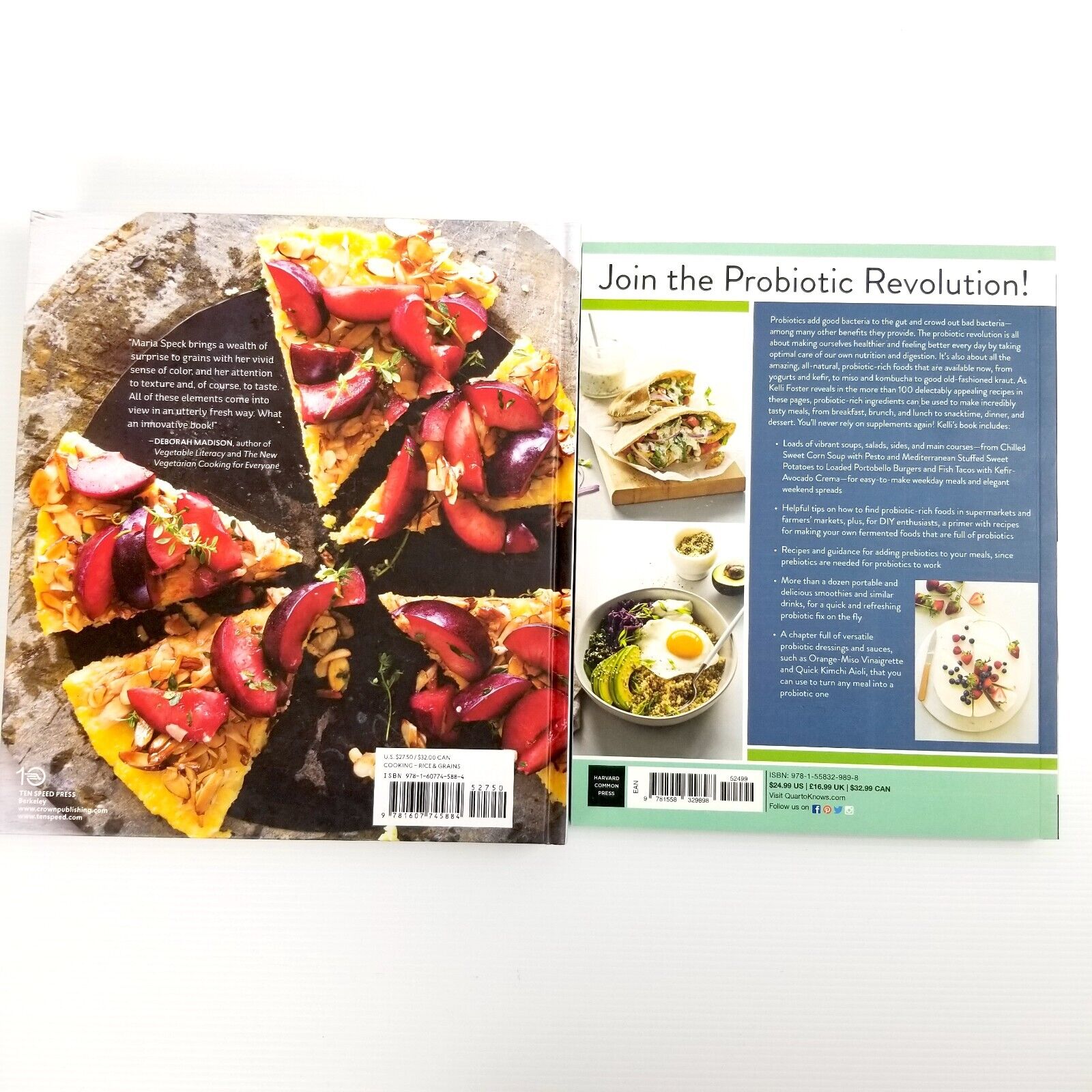 2x Healthy Cookbooks Bundle: Simply Ancient Grains & The Probiotic Kitchen Books