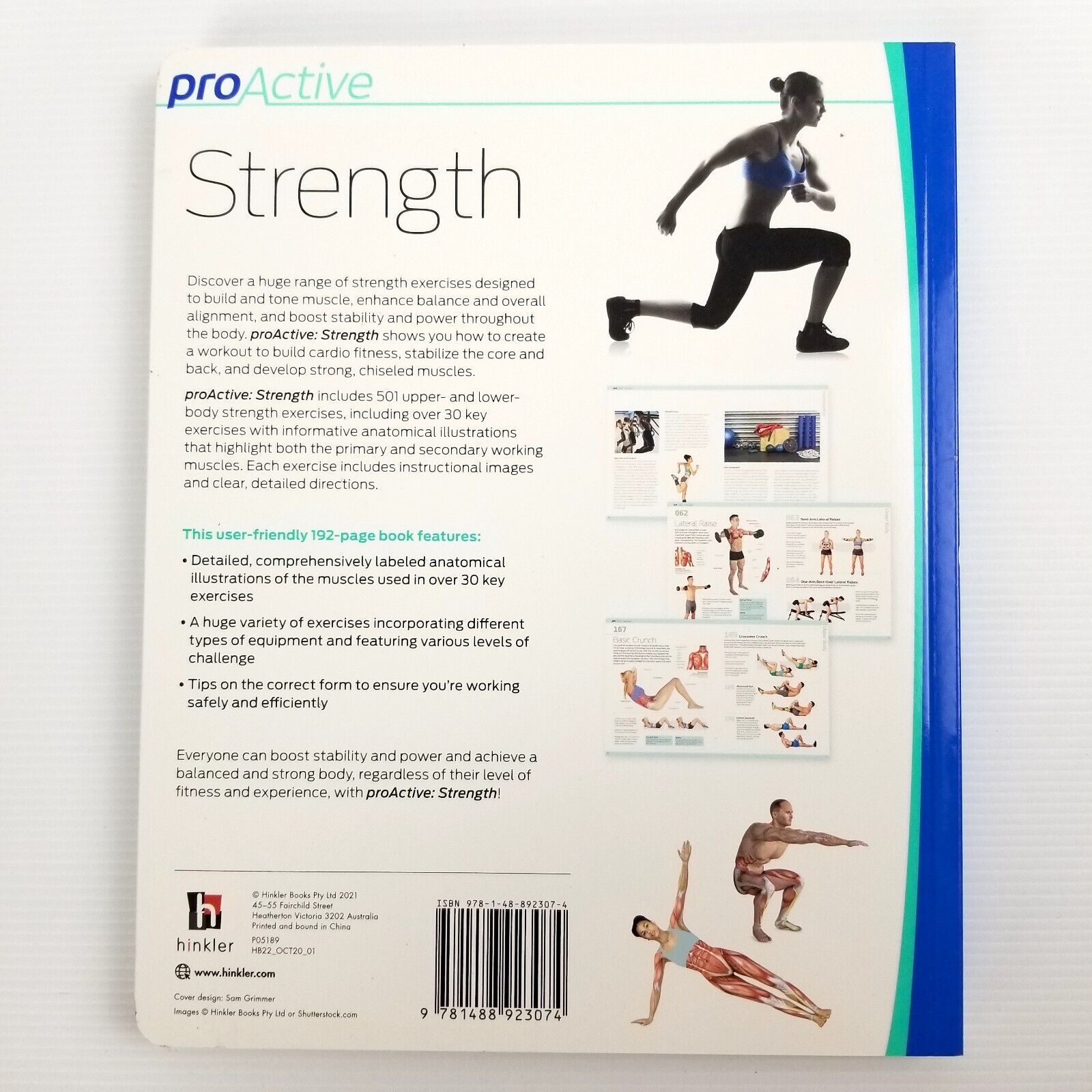 ProActive: Strength by Hinkler Pty Ltd (Paperback, 2021) Fitness Exercise Book