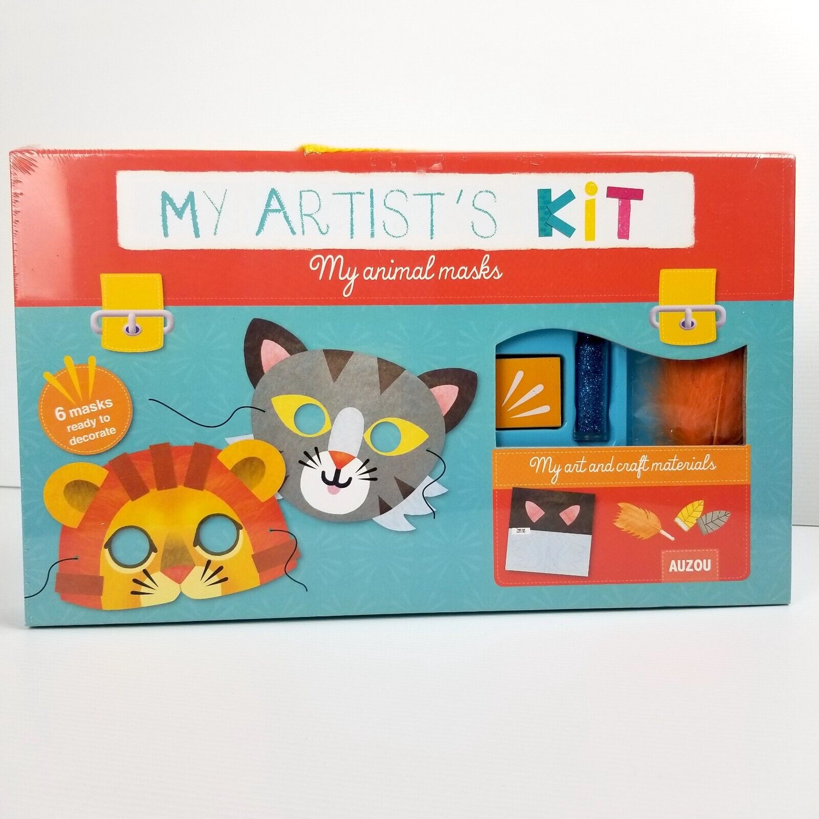 My Artist Kit: My Animals Masks by Melusine Allirol (Kids Activity Set, 2019)