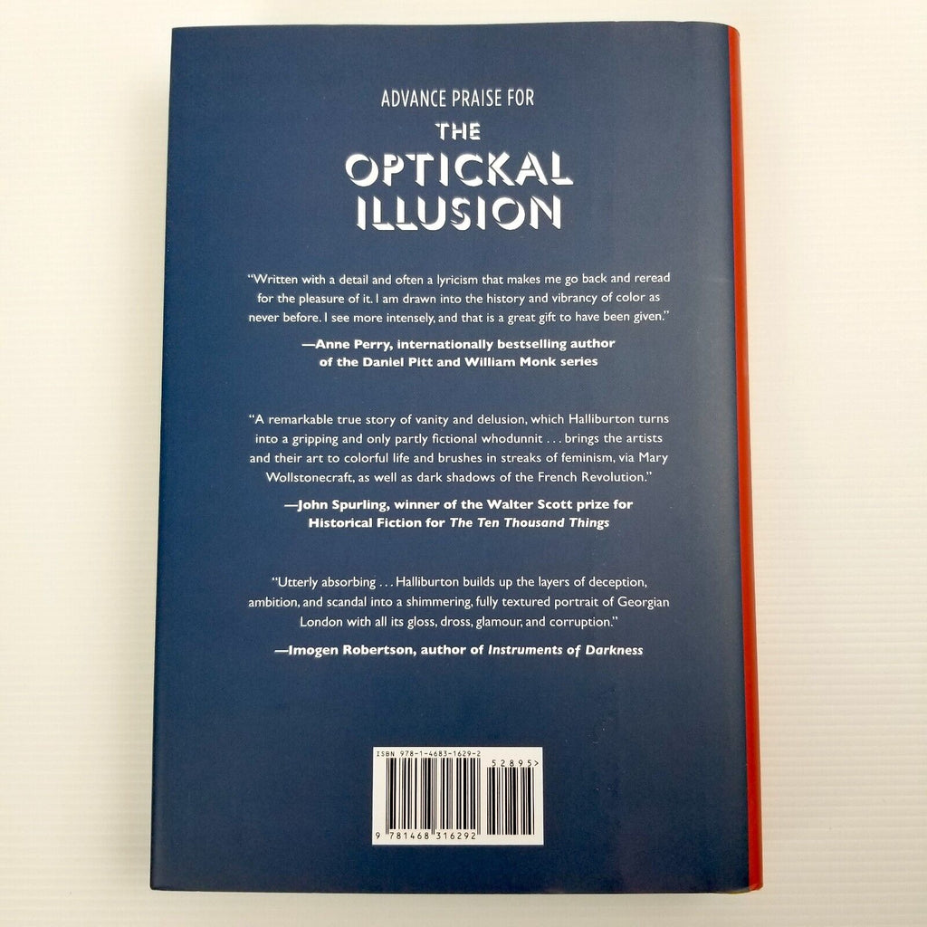 The Optickal Illusion: A Novel by Rachel Halliburton (English) Hardcover Book