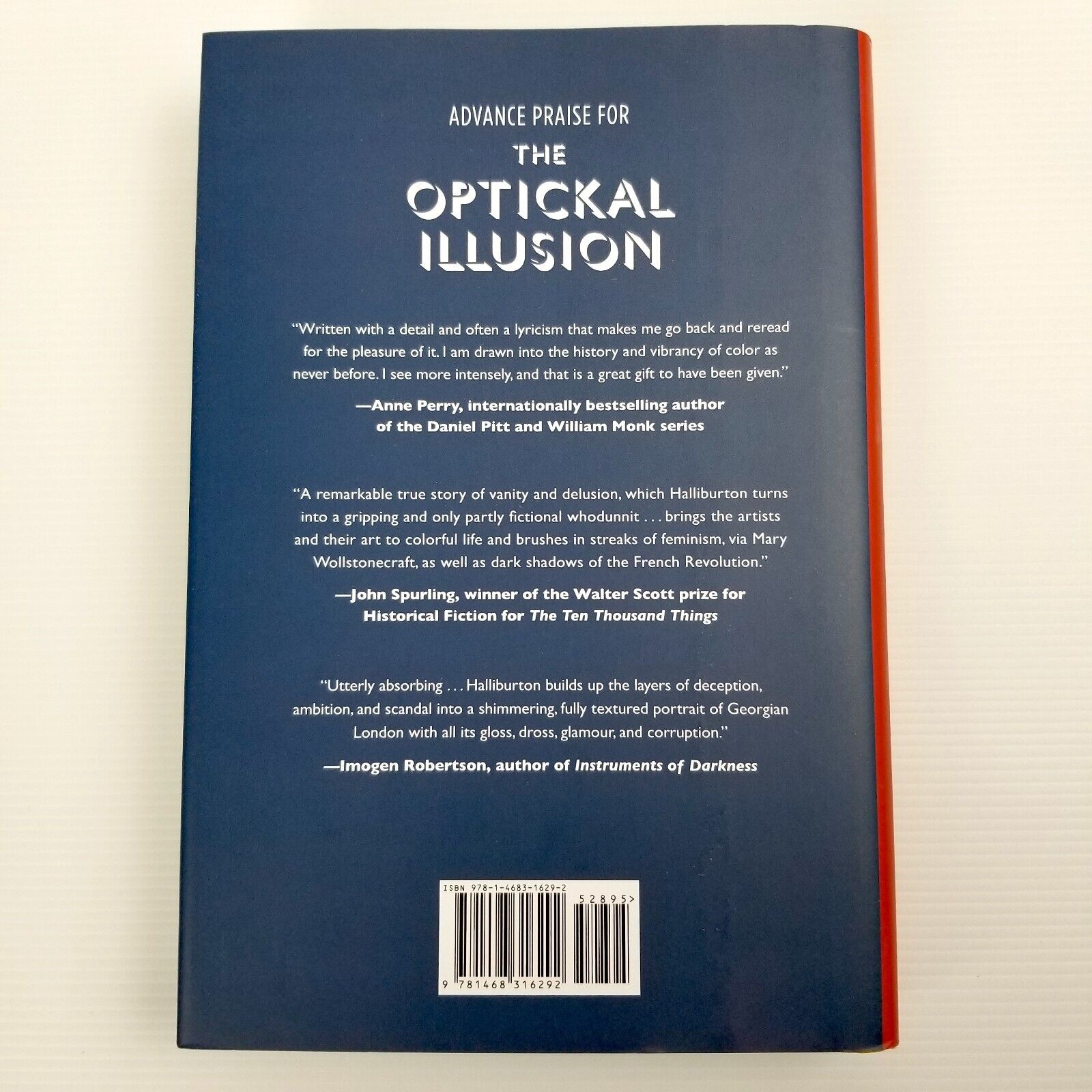 The Optickal Illusion: A Novel by Rachel Halliburton (English) Hardcover Book