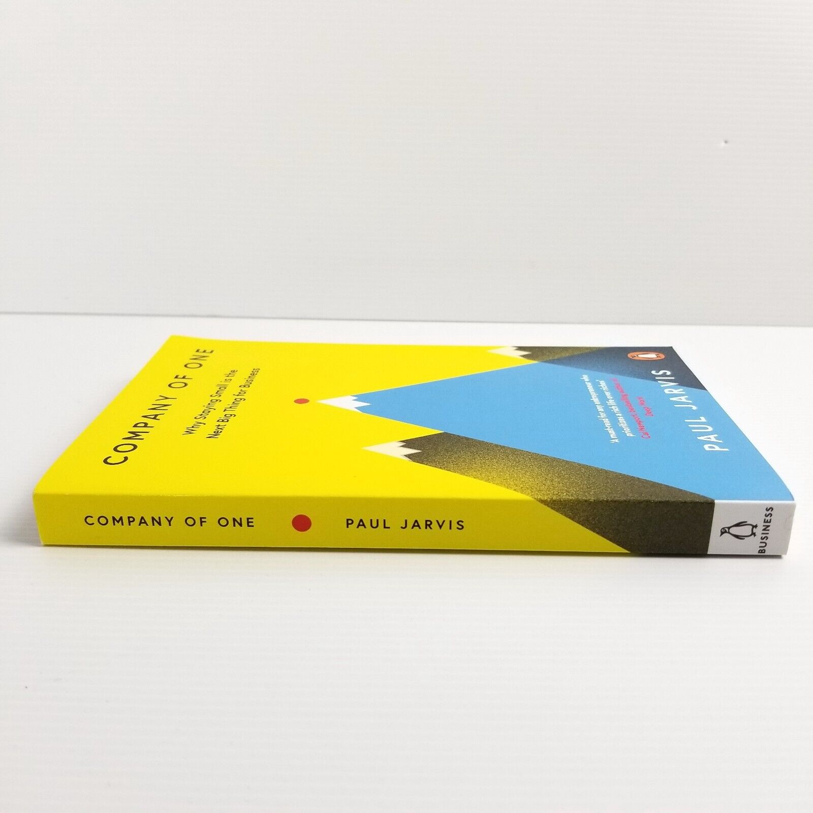 Company of One by Paul Jarvis, Paperback 2023, Entrepreneur, Small Business Book