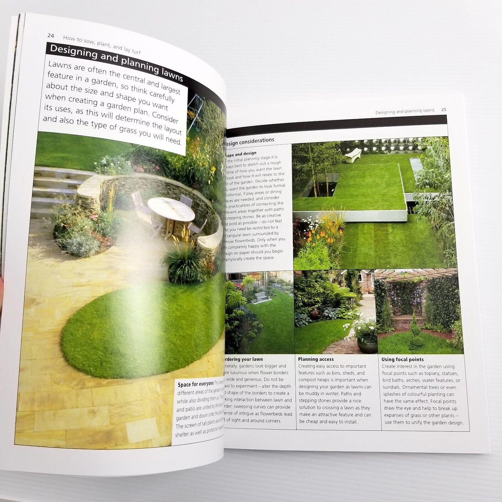 Lawns and Ground Cover by Royal Horticultural Society, Paperback 2012, Gardening