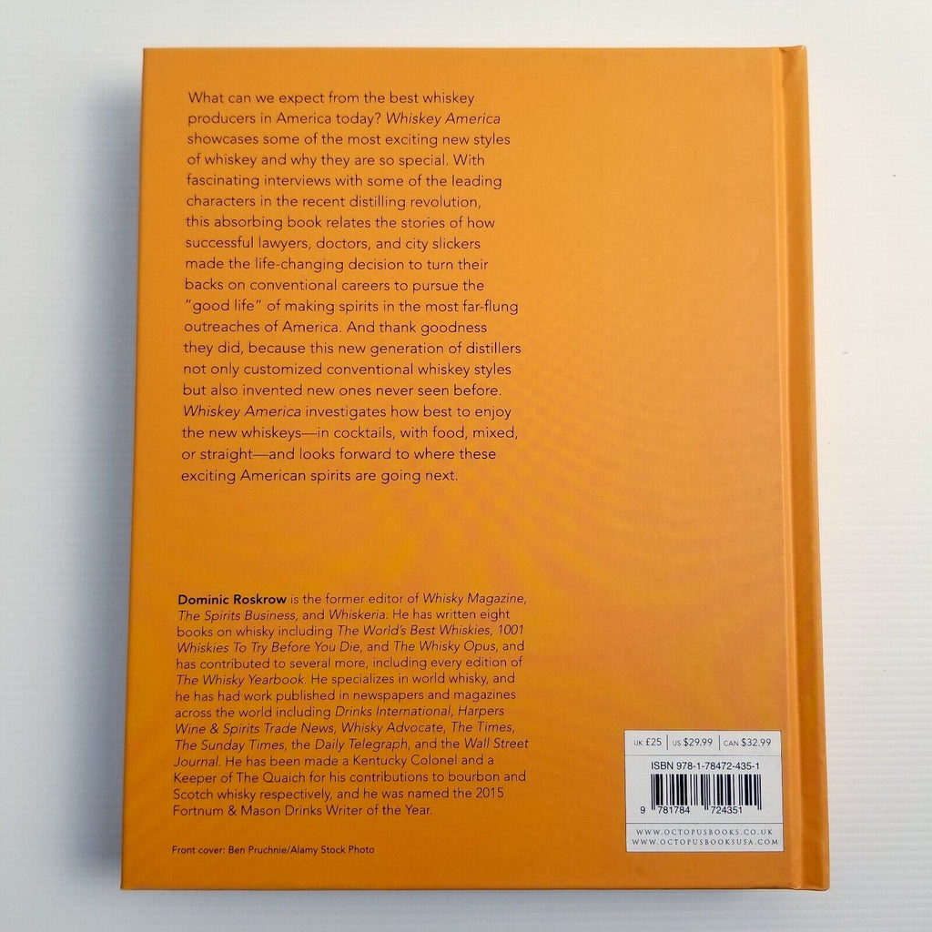 Whiskey America by Dominic Roskrow (Hardcover, 2018) Coffee Table Book