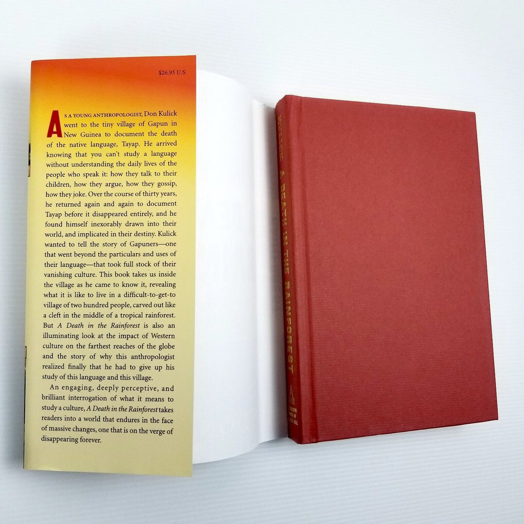 A Death in the Rainforest by Don Kulick Hardcover 2019 PNG Culture Anthropology