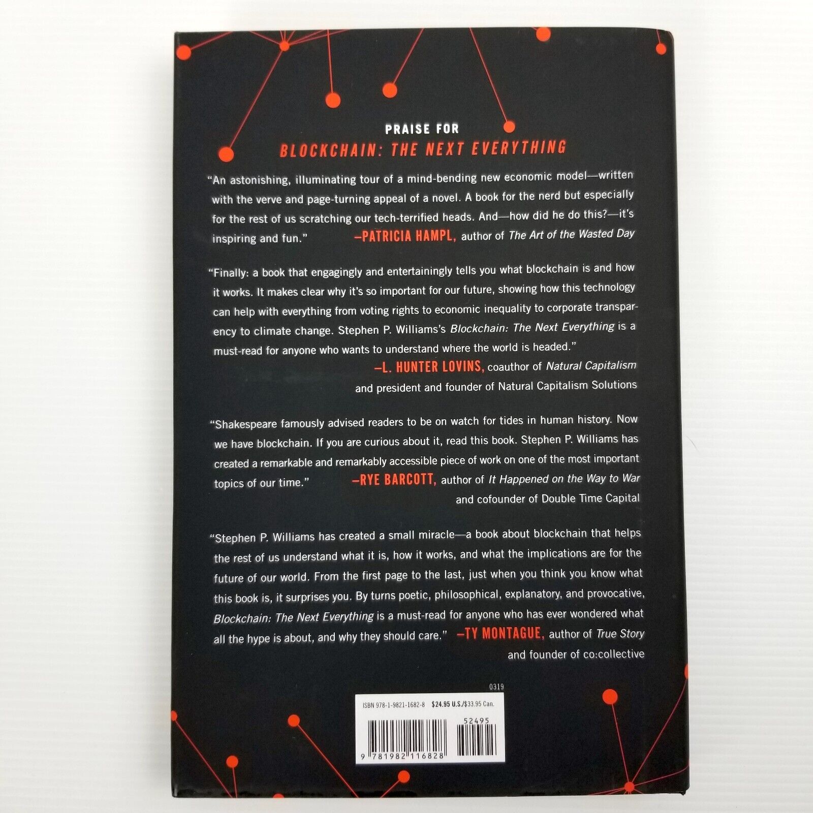 Blockchain: The Next Everything by Stephen P. Williams Hardcover 2019 Tech Book