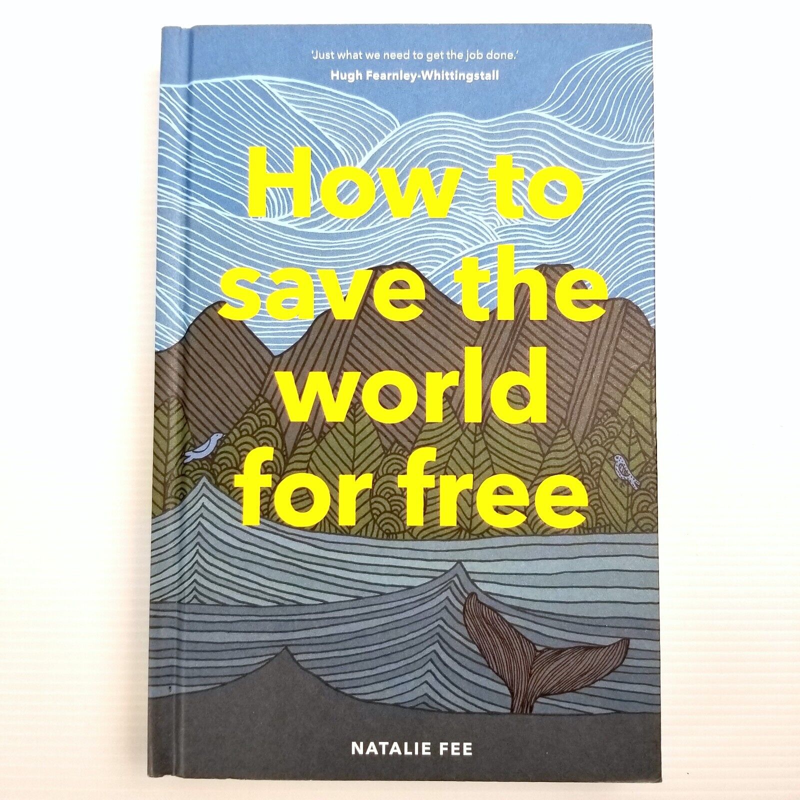 2pcs Go Lightly & How to Save the World For Free, Hardcover, Sustainability Tips