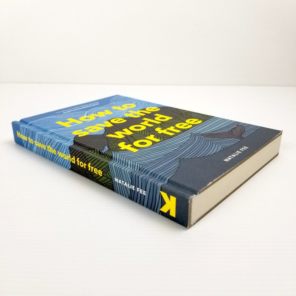 2pcs Go Lightly & How to Save the World For Free, Hardcover, Sustainability Tips