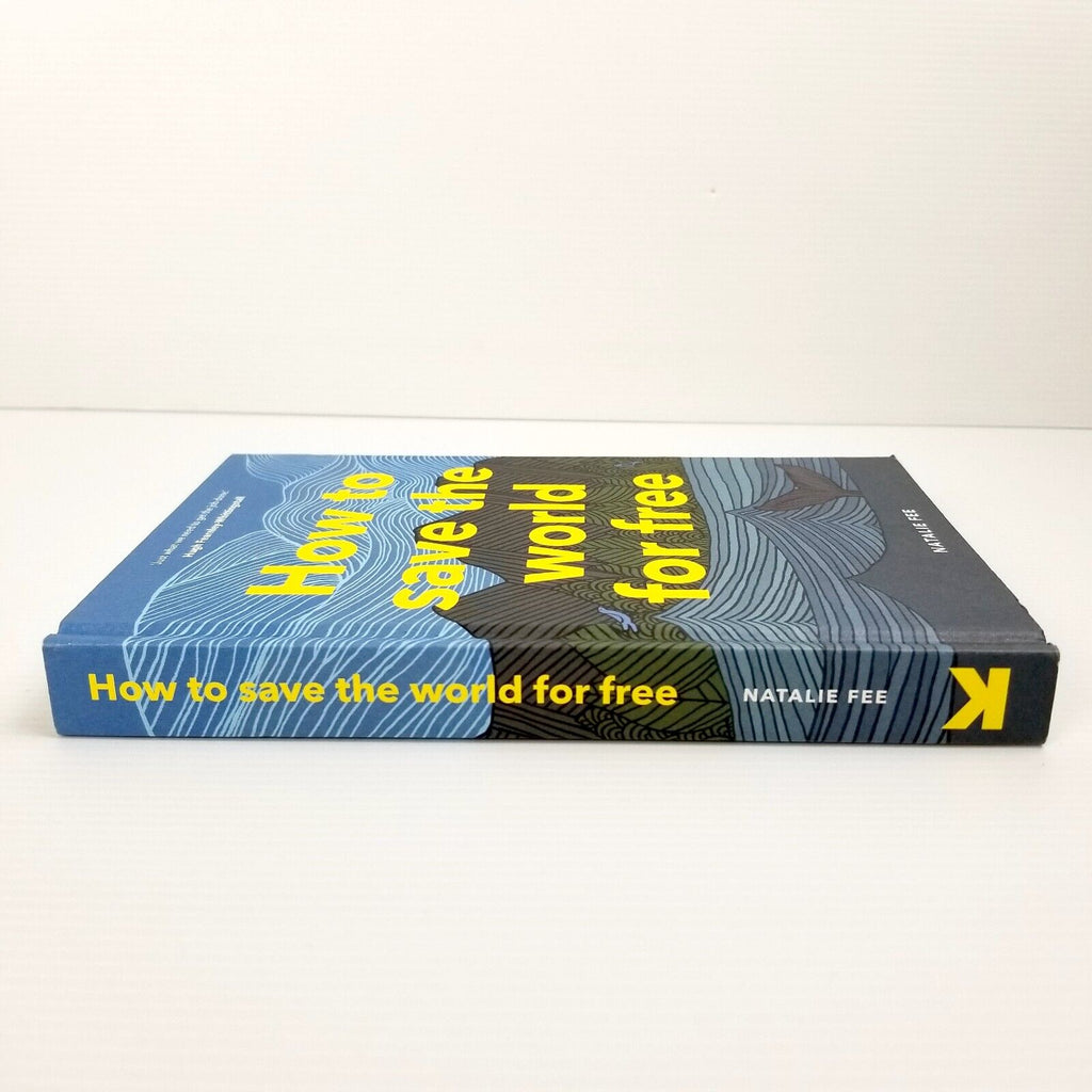 2pcs Go Lightly & How to Save the World For Free, Hardcover, Sustainability Tips