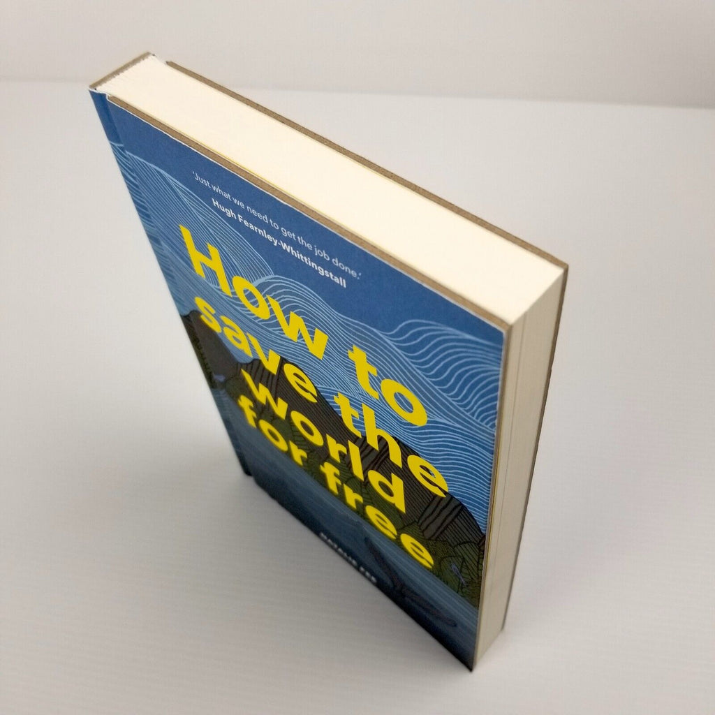 2pcs Go Lightly & How to Save the World For Free, Hardcover, Sustainability Tips