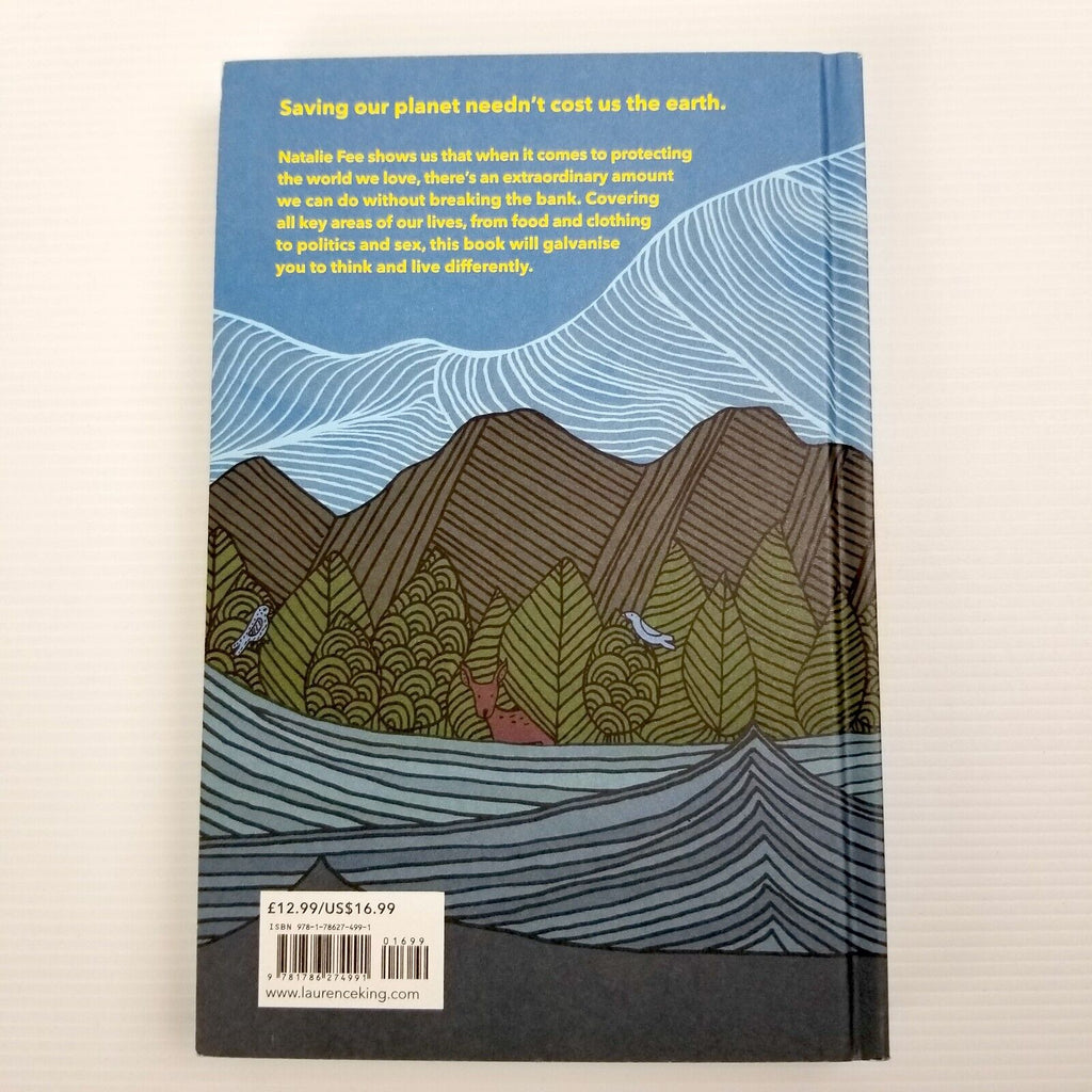 2pcs Go Lightly & How to Save the World For Free, Hardcover, Sustainability Tips