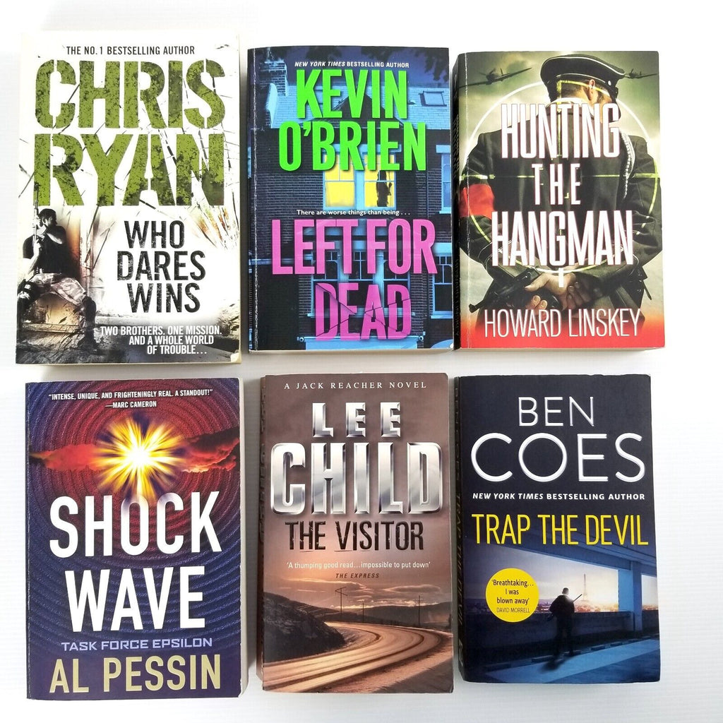 6-Book Fiction Bundle: Action, Crime, Thriller, Military, Chris Ryan, Lee Child