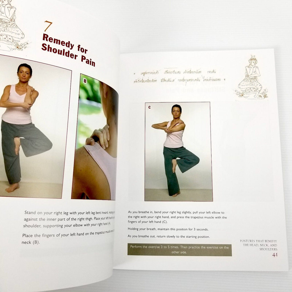 Traditional Thai Yoga: The Postures and Healing Practices of Ruesri Dat Ton Book