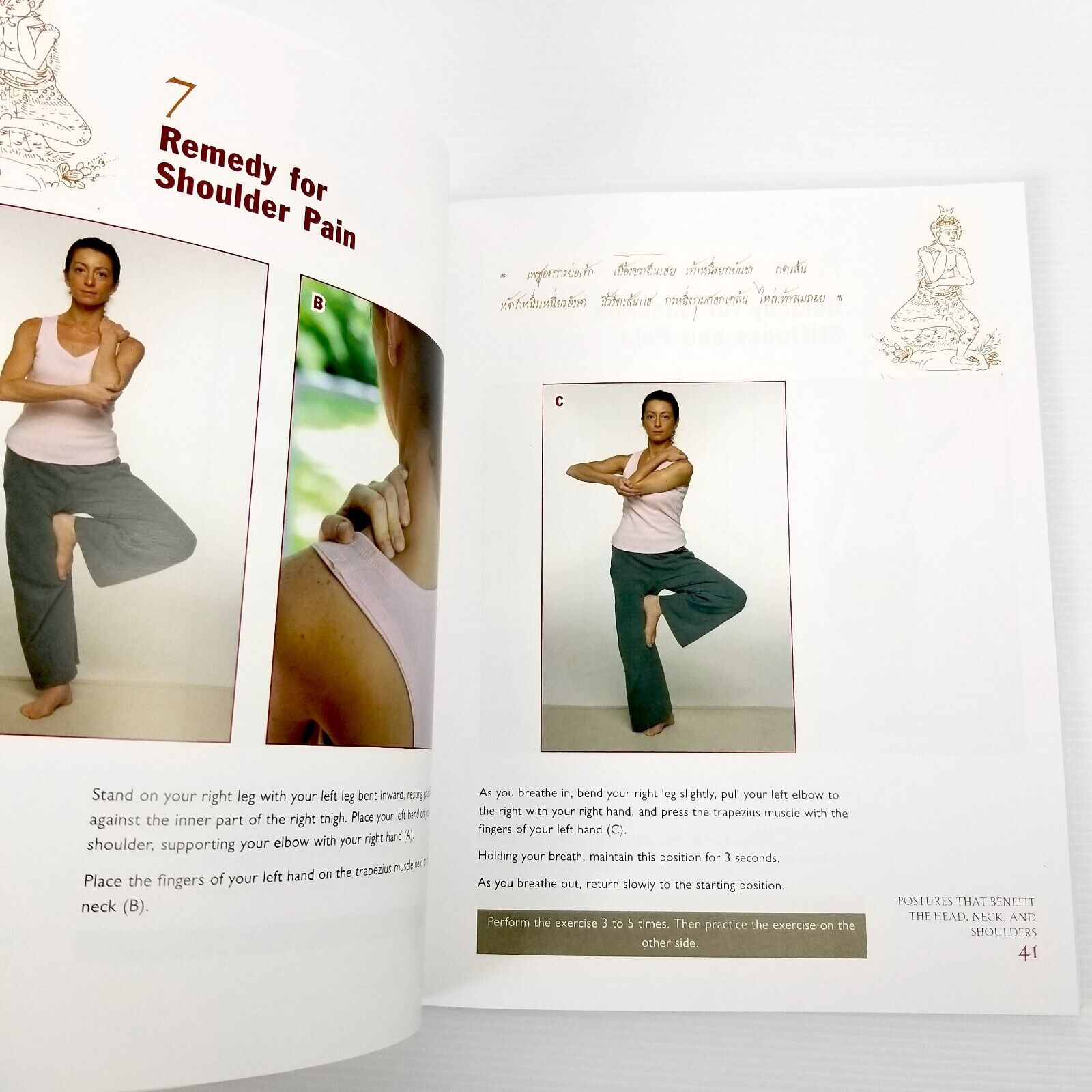Traditional Thai Yoga: The Postures and Healing Practices of Ruesri Dat Ton Book