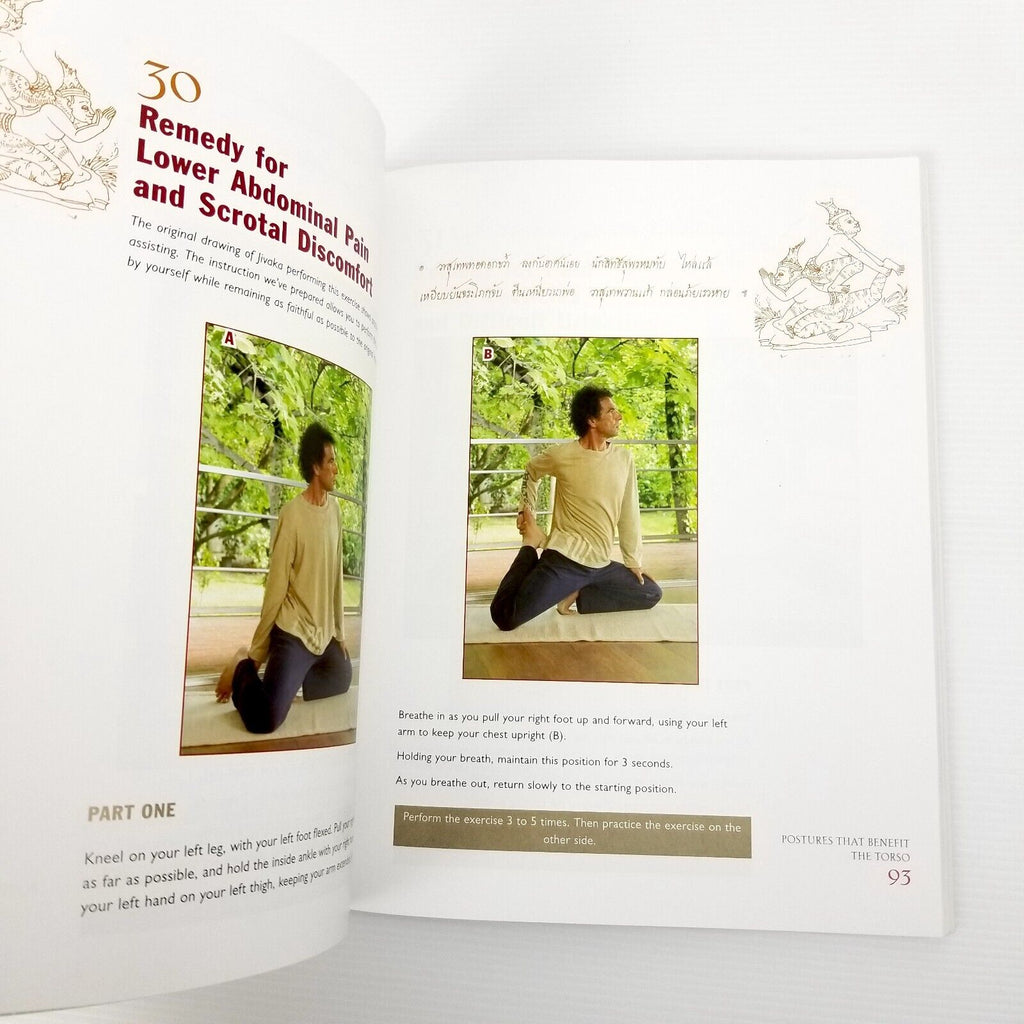 Traditional Thai Yoga: The Postures and Healing Practices of Ruesri Dat Ton Book