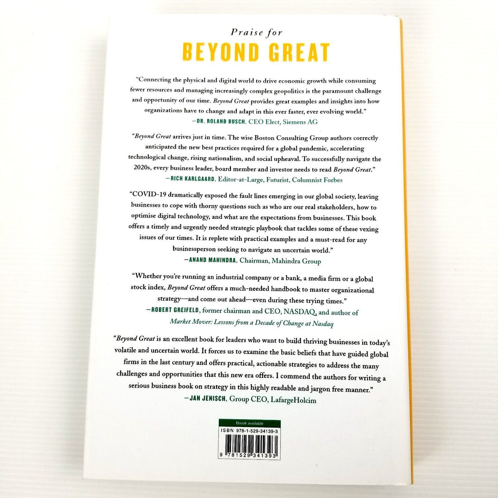 Beyond Great: Nine Strategies for Thriving in an Era of Social Tension, Economic