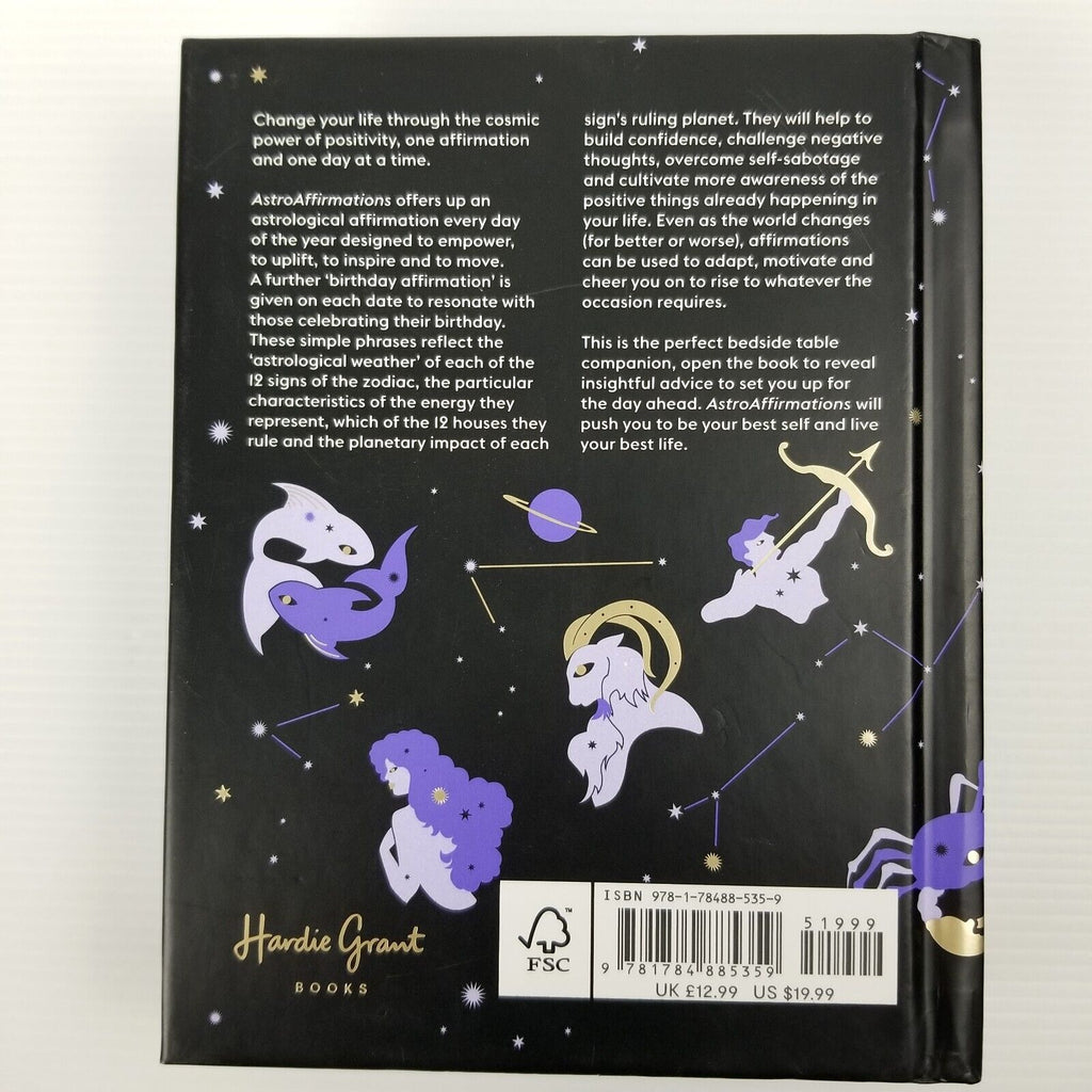 AstroAffirmations By Stella Andromeda Hardcover Spirituality Astrology Book New