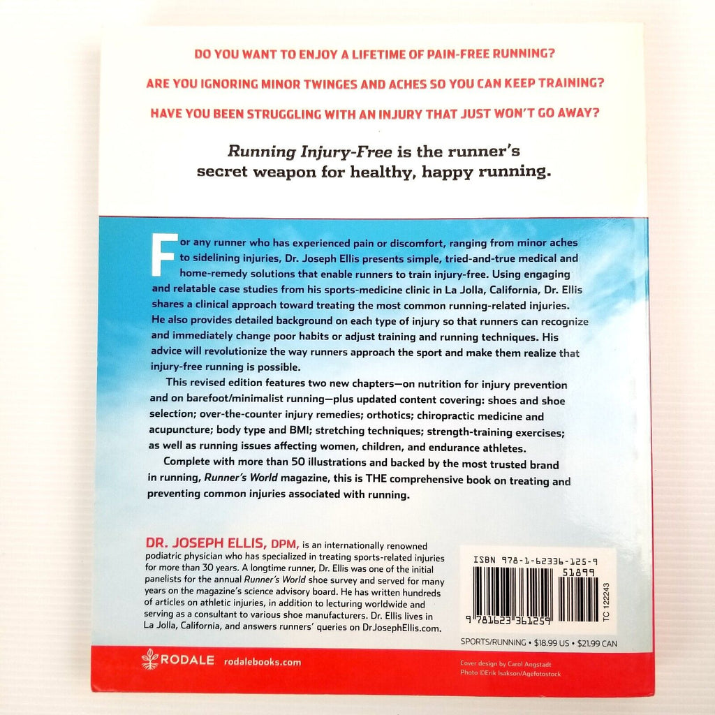 Running Injury-Free: How to Prevent, Treat, and Recover by Dr Joseph Ellis Book