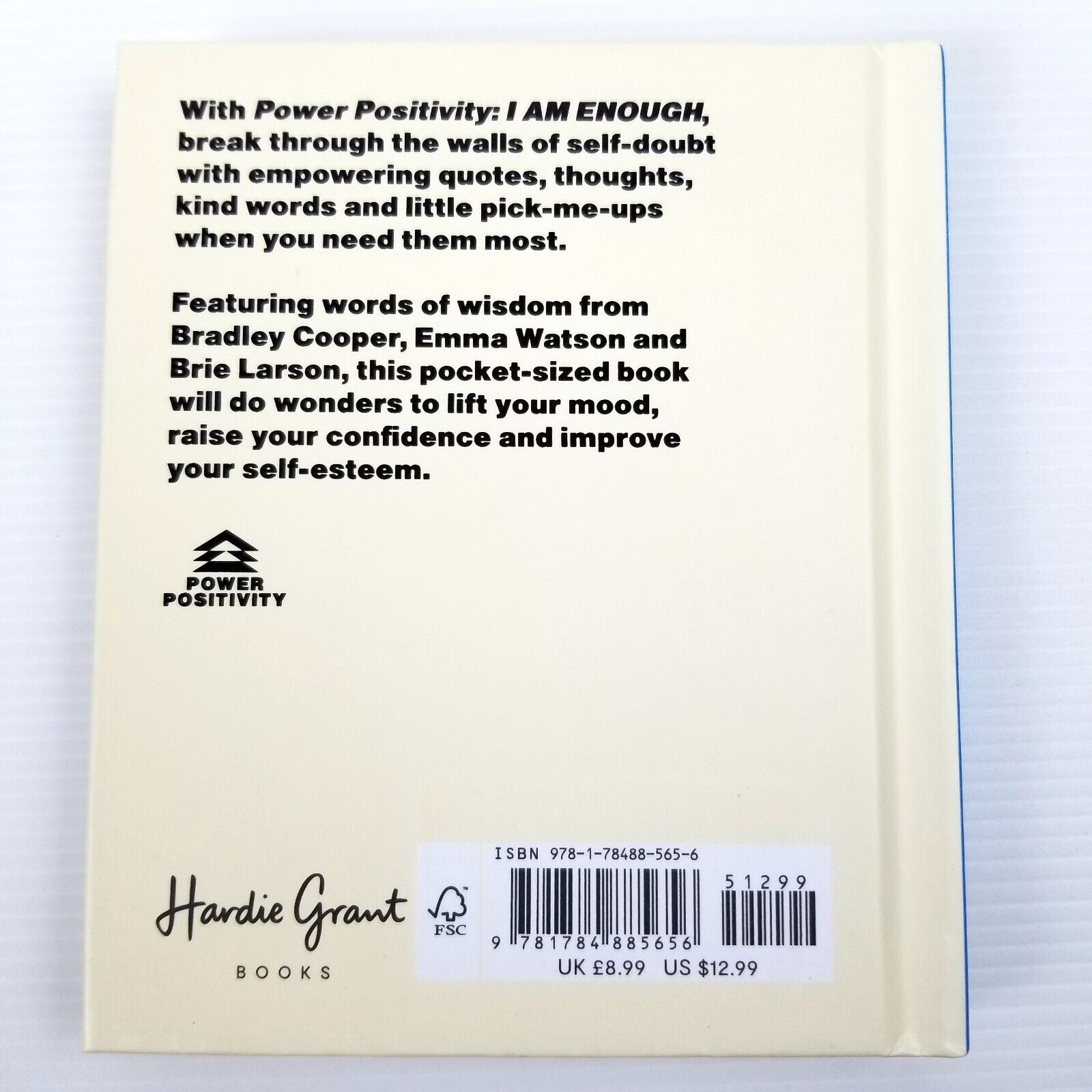 I AM ENOUGH by Power Positivity, Hardcover, Little Pocket Book Affirmations Help