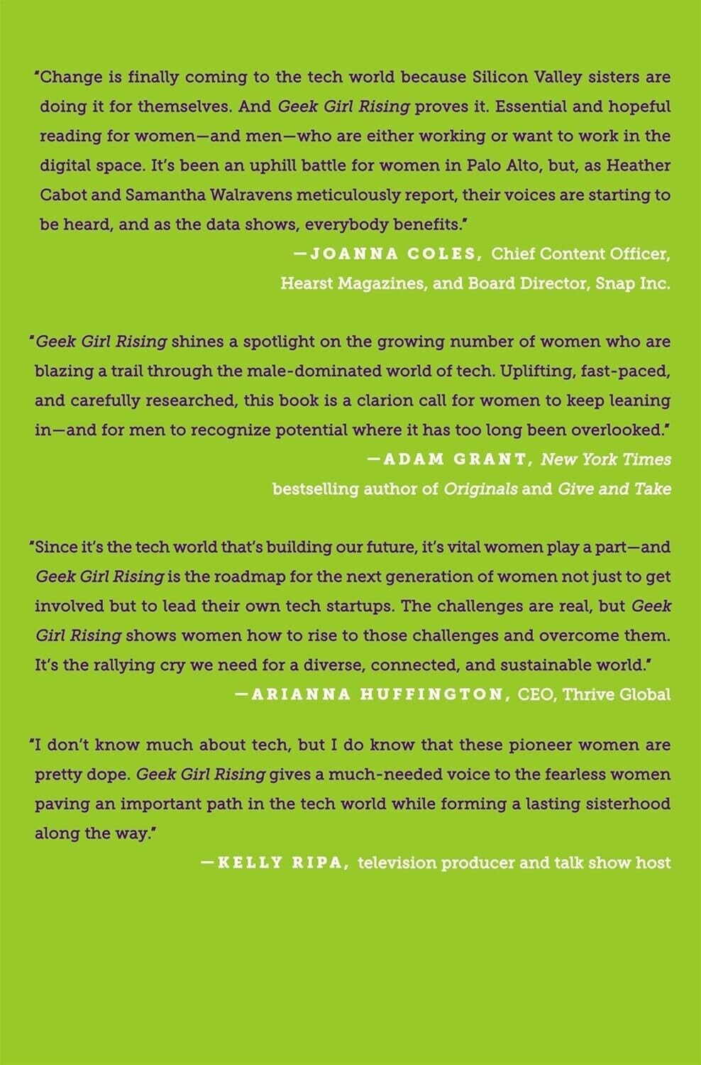 Geek Girl Rising: Inside the Sisterhood Shaking Up Tech by H. Cabot S. Walravens