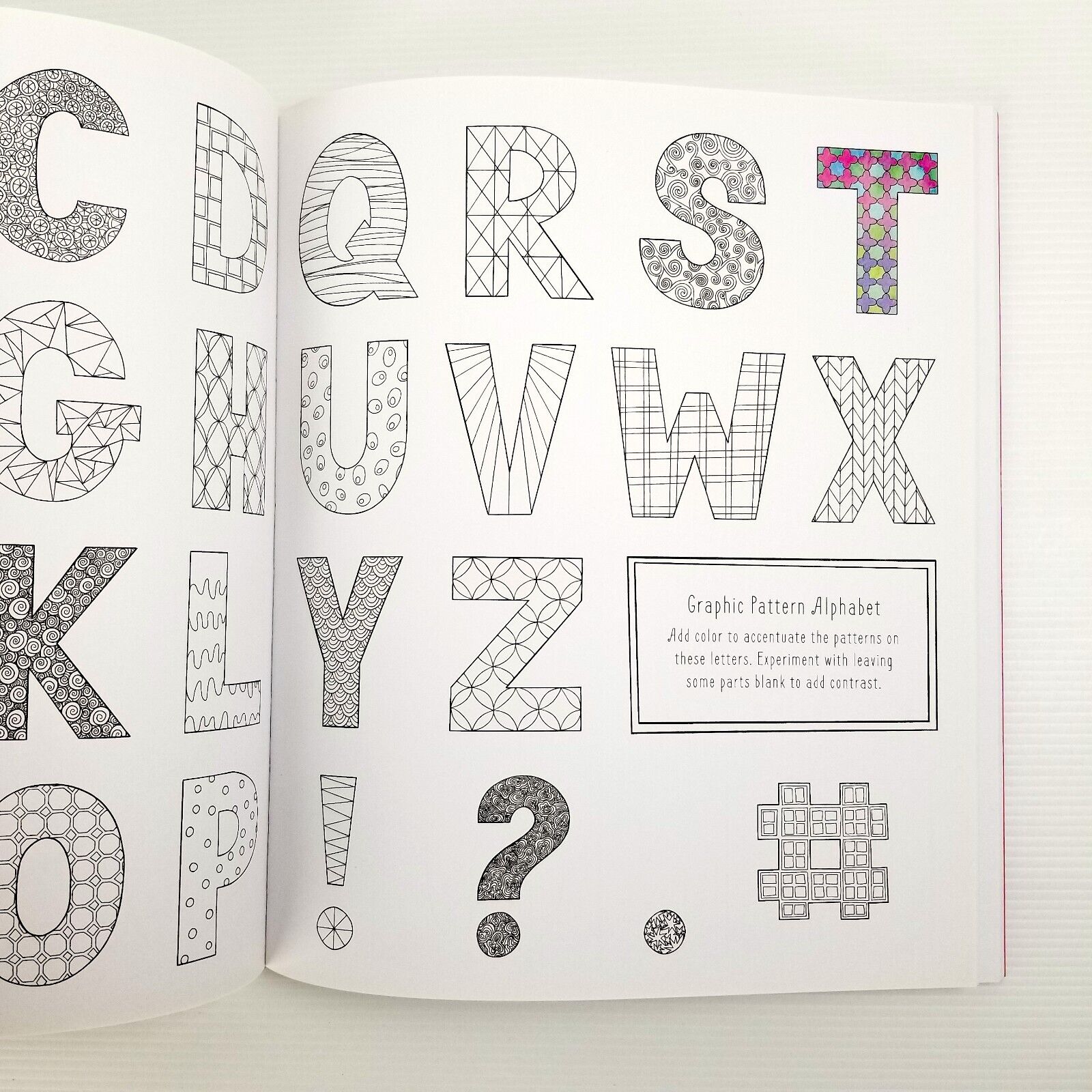 Draw, Color, and Sticker Creative Lettering Sketchbook: An Illustration Journal