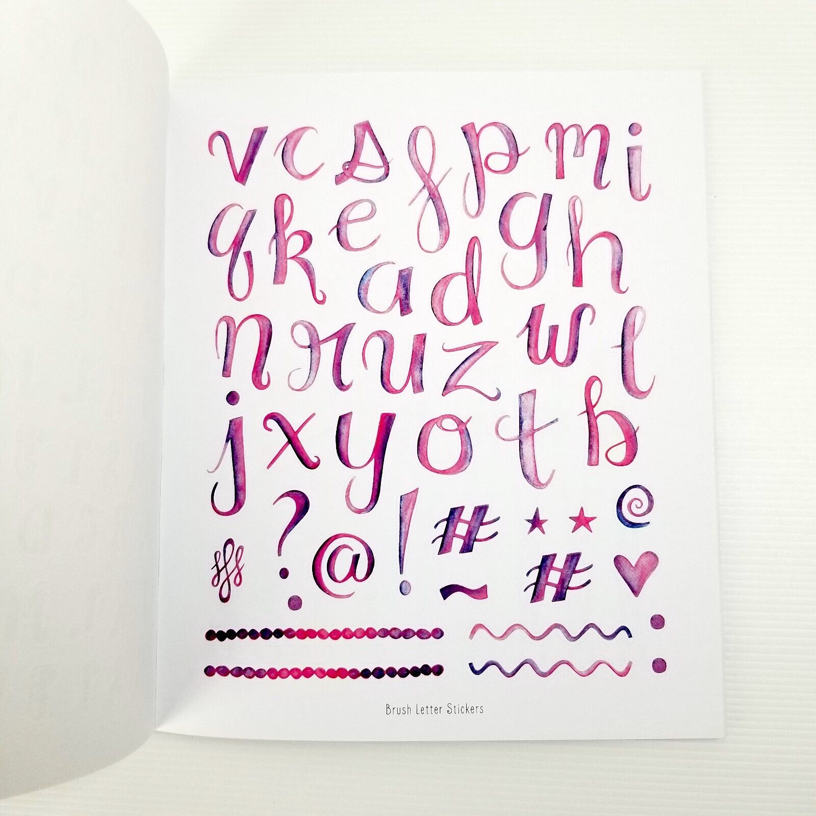 Draw, Color, and Sticker Creative Lettering Sketchbook: An Illustration Journal