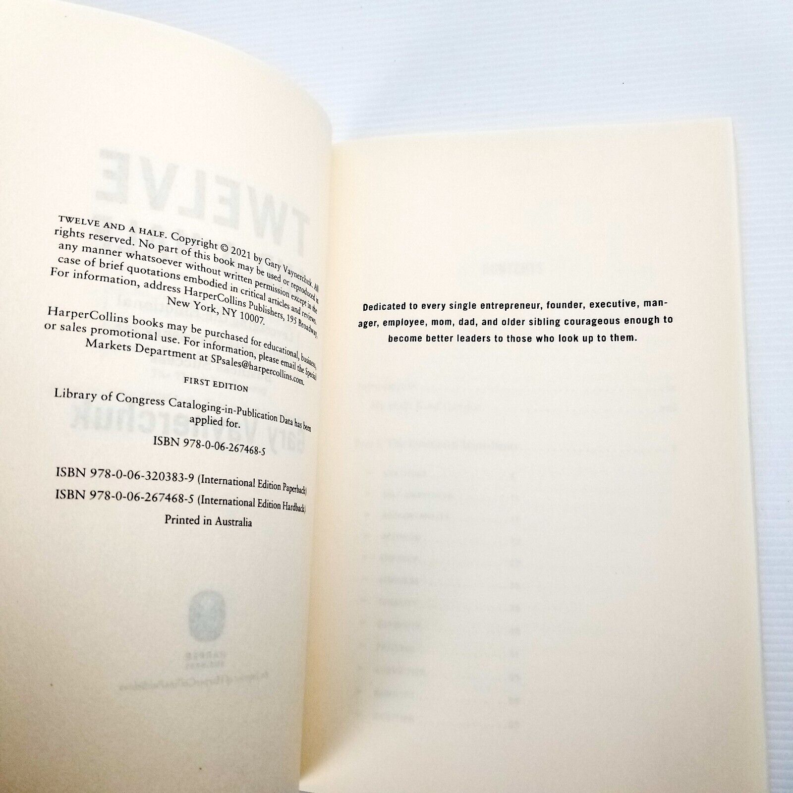 Gary Vaynerchuk: Twelve And A Half (Paperback 2021) Business Book by Gary Vee