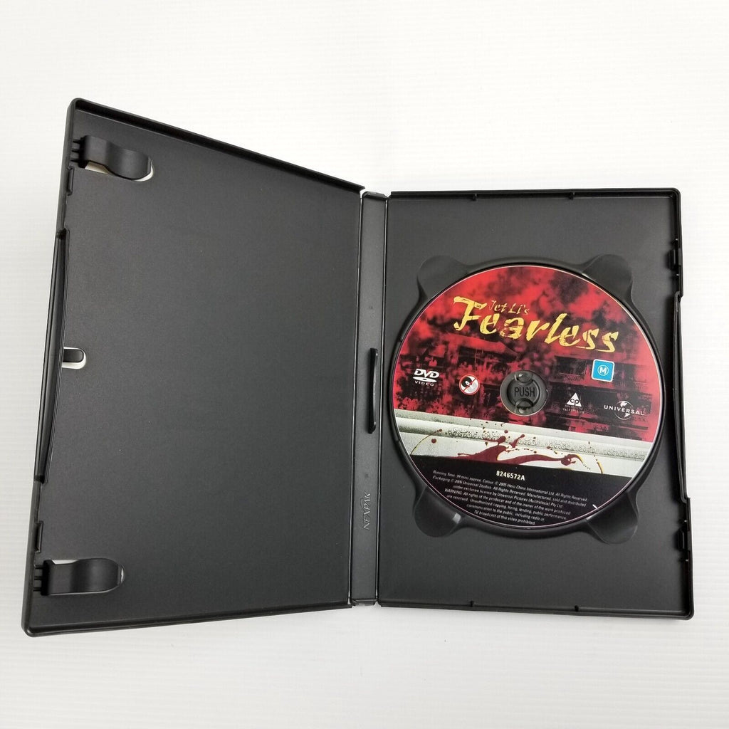 Fearless (DVD, 2006) Jet Li Martial Arts Action Region 2 4 PAL