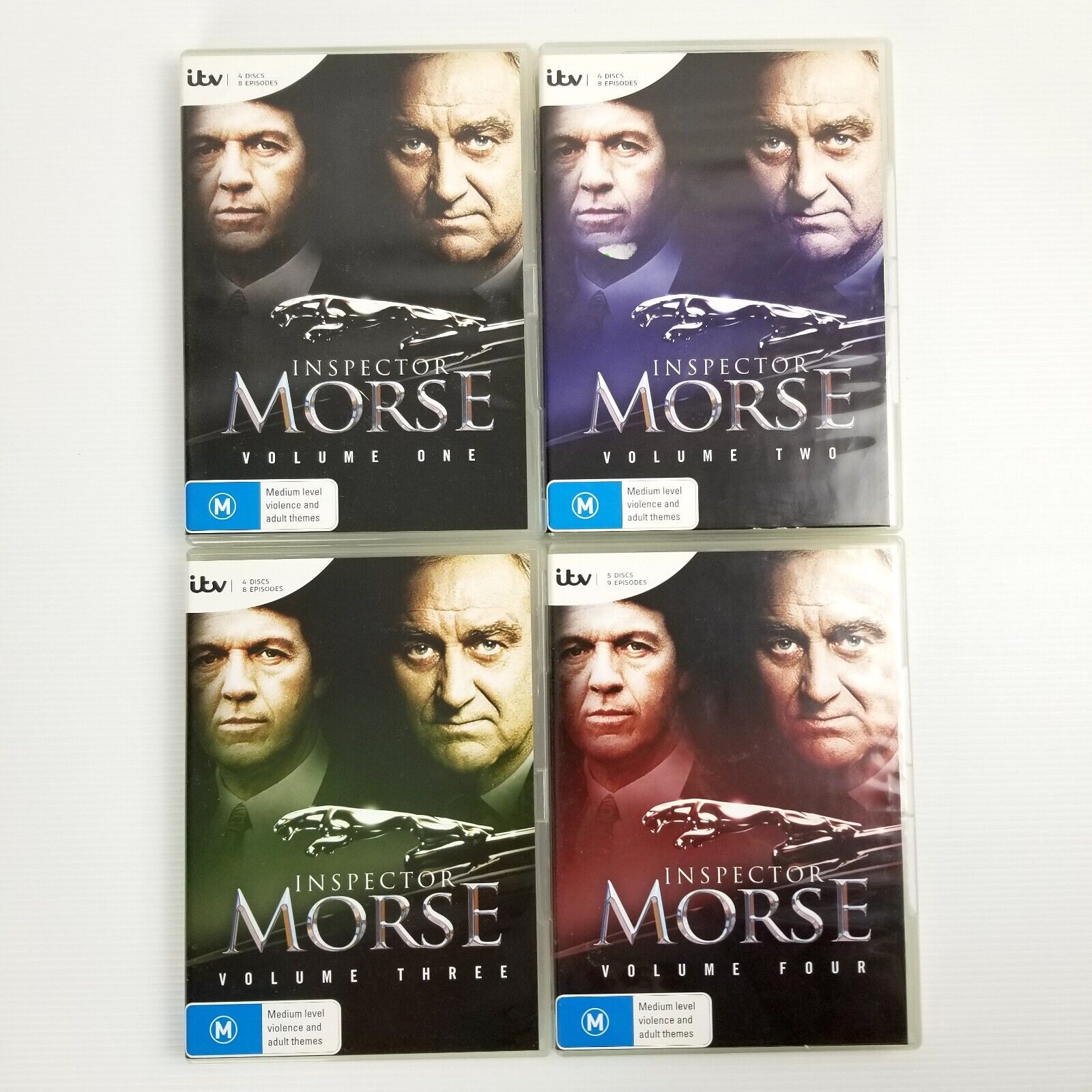 4-Pack DVD Bundle Inspector Morse Series Vol 1 2 3 4 (17 Discs) PAL Region 4 Lot