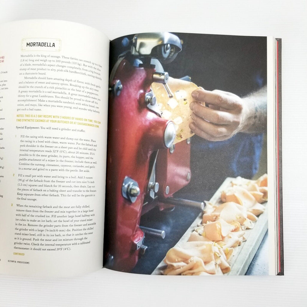 Olympia Provisions Cured Meats and Tales American Charcuterie Hardcover Cookbook