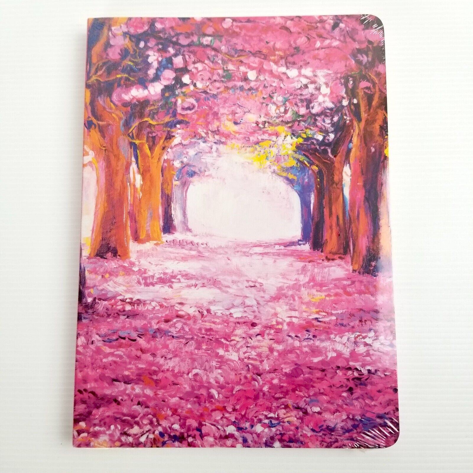 Oil Painting Journal Autumn in Pink (Paperback, 2018) Writing Diary Unlined Book