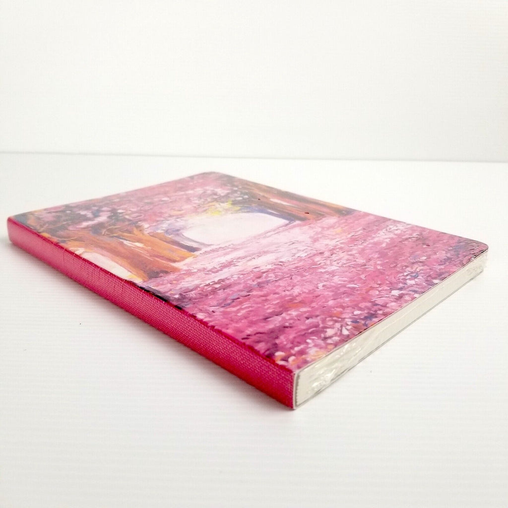 Oil Painting Journal Autumn in Pink (Paperback, 2018) Writing Diary Unlined Book