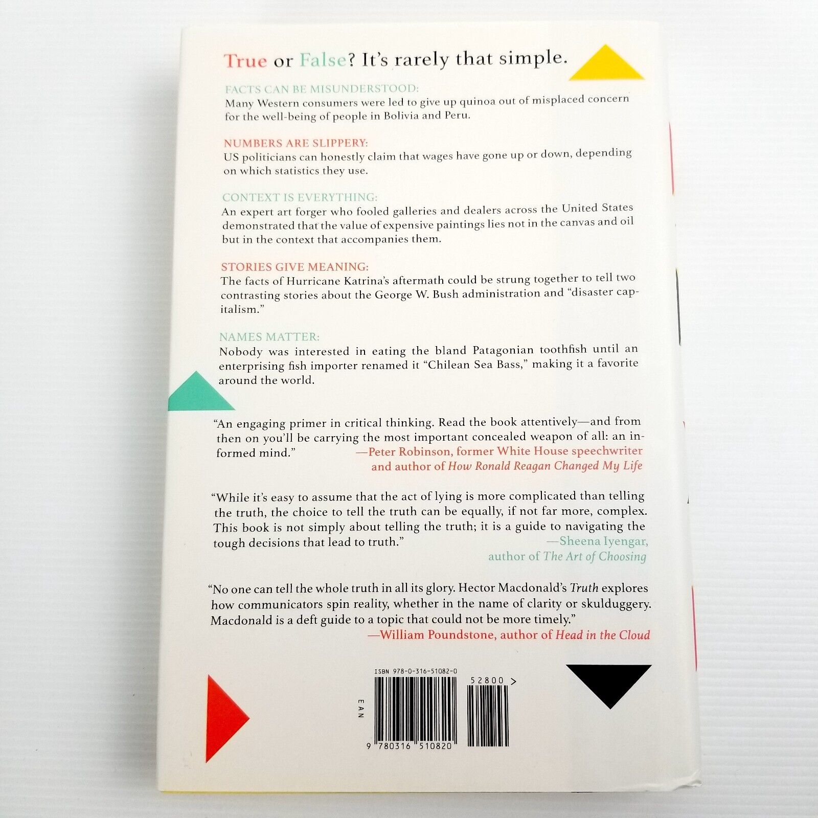 Truth: How the Many Sides to Every Story Shape Our Reality by Hector MacDonald