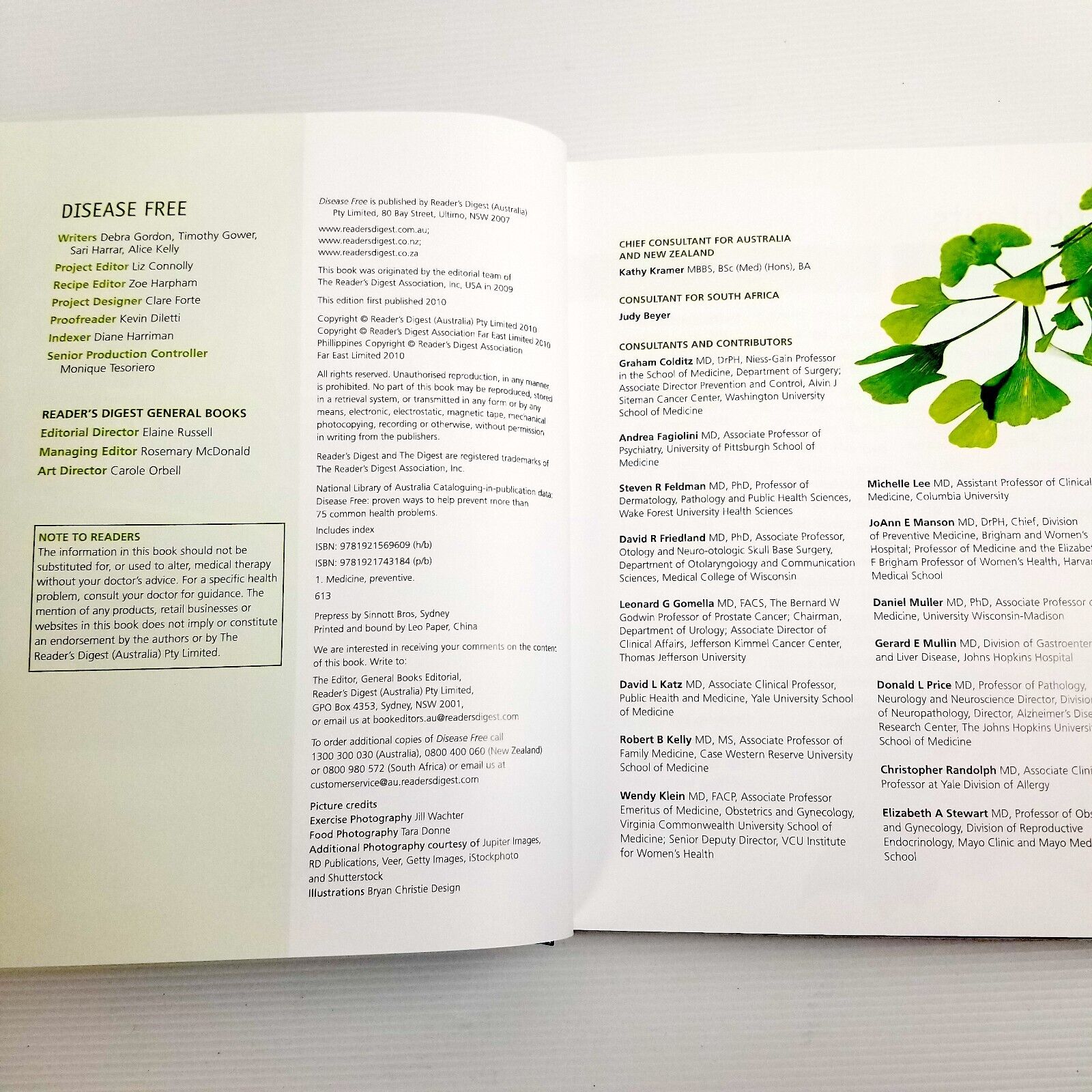 Disease Free: Proven Ways to Help Prevent 75+ Common Problems (Hardcover, 2016)