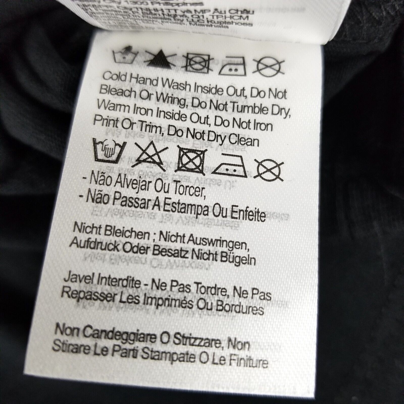 Cotton On Size S Padded Shoulder Long Sleeve Top 100% Cotton 100% Recycled Black