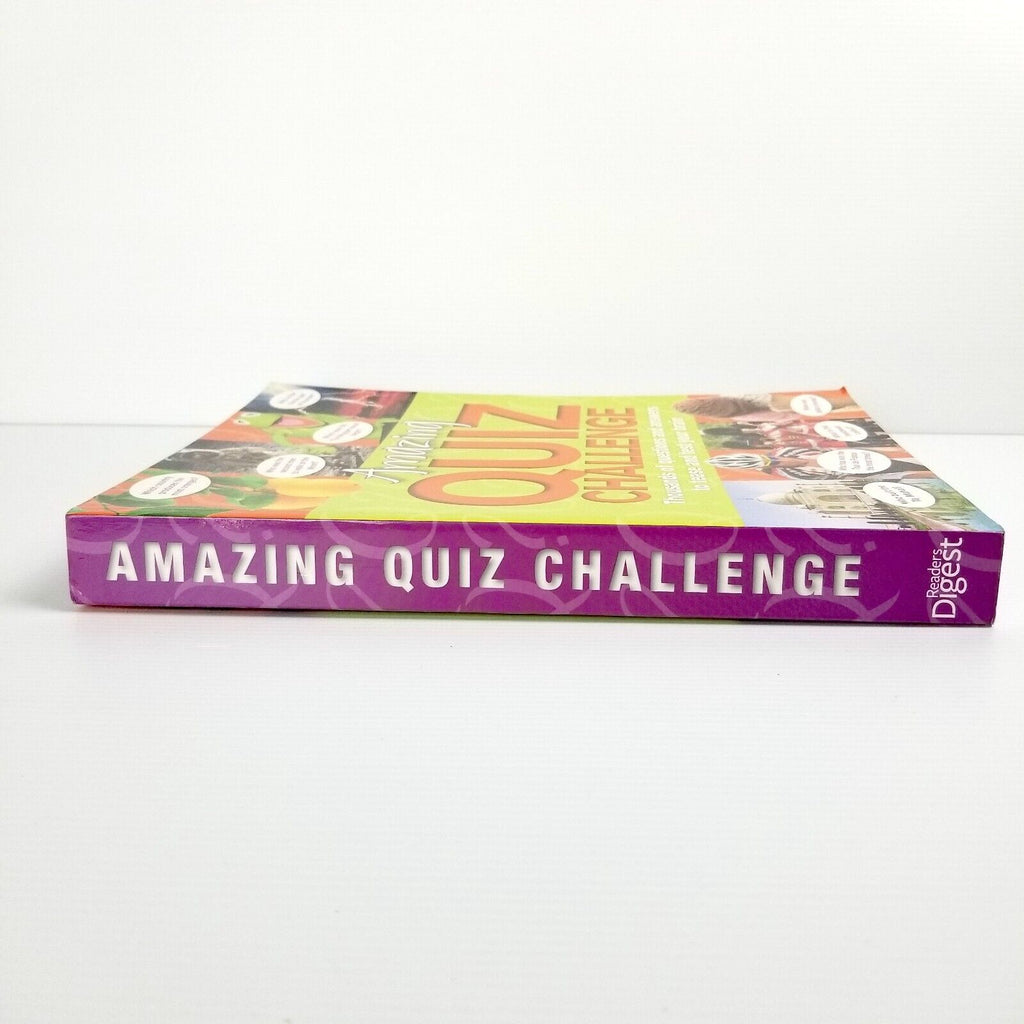 Amazing Quiz Challenge by Reader's Digest (Paperback, 2012) Trivia Brain Teasers
