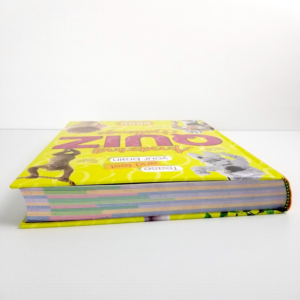 Amazing Quiz Challenge: More than 8000 Questions (Hardcover, 2012) Trivia Brain